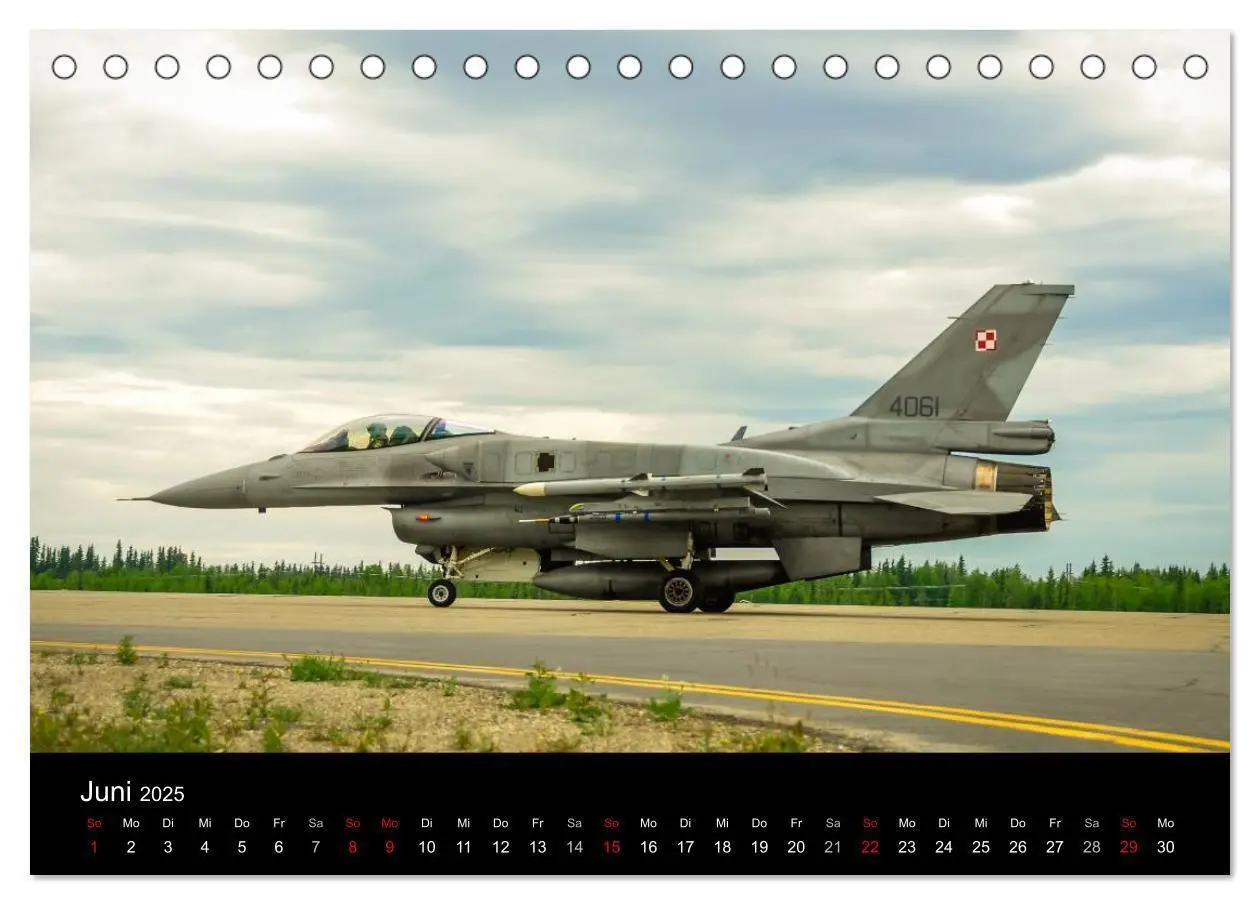 Bild: 9783435728961 | F-16 Fliegende Legende (Tischkalender 2025 DIN A5 quer), CALVENDO...