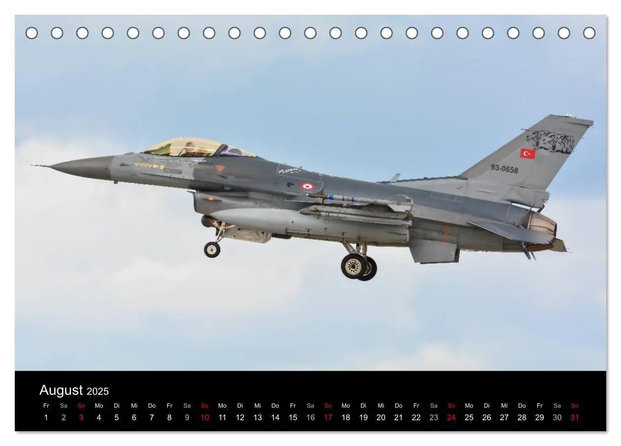 Bild: 9783435728961 | F-16 Fliegende Legende (Tischkalender 2025 DIN A5 quer), CALVENDO...