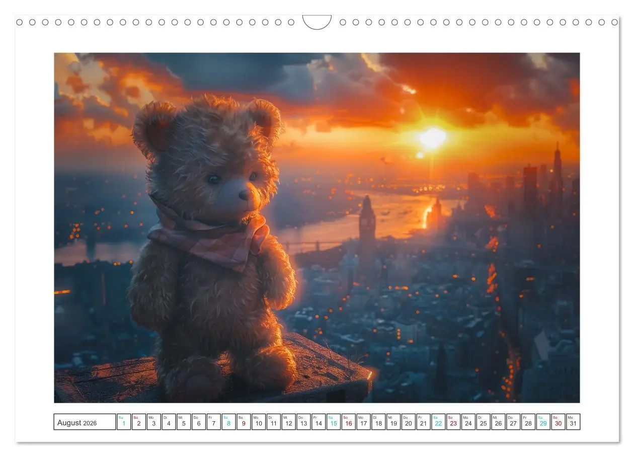 Bild: 9783457368961 | Abenteuer eines Taddybären (Wandkalender 2026 DIN A3 quer),...