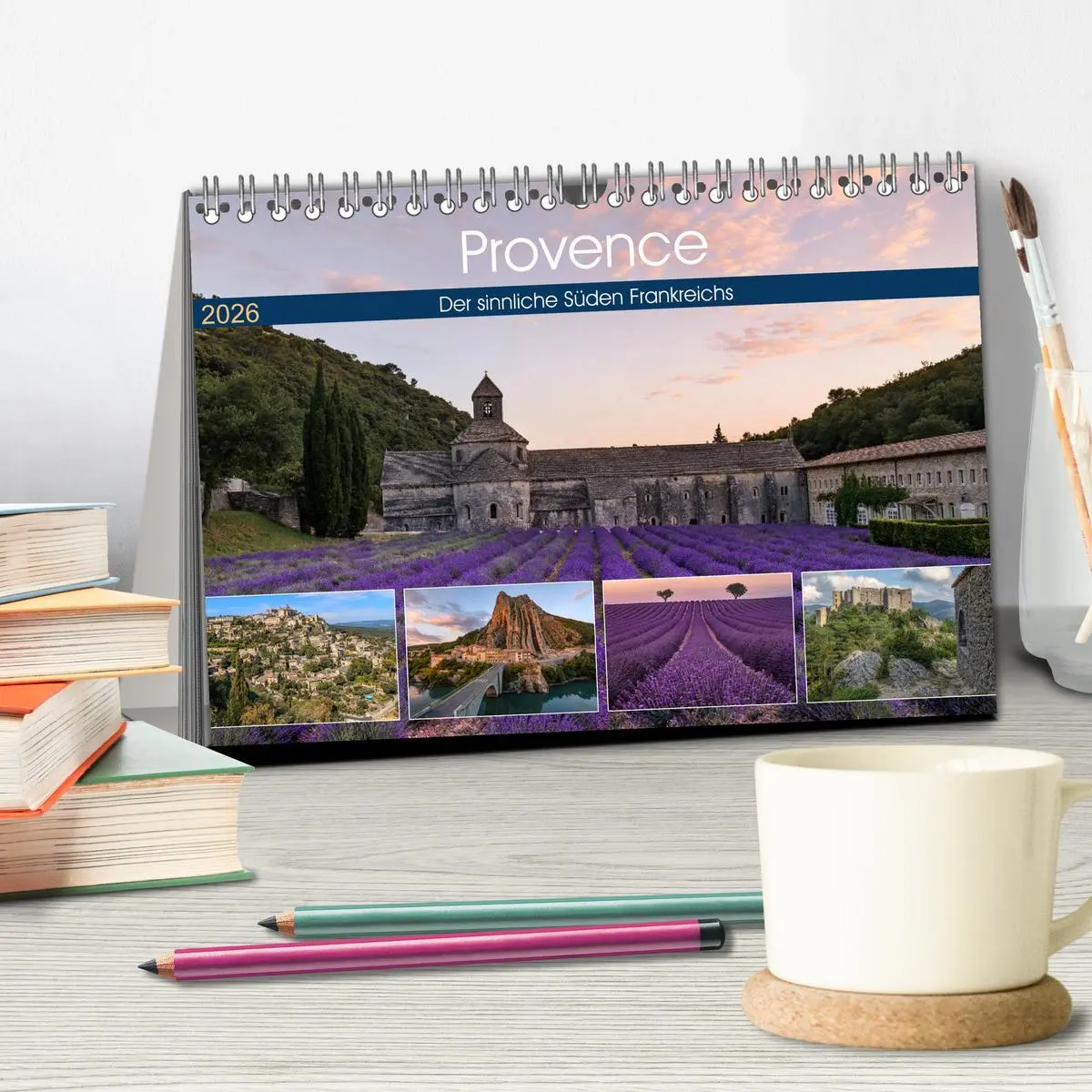 Bild: 9783457818961 | Provence, der sinnliche Süden Frankreichs (Tischkalender 2026 DIN...