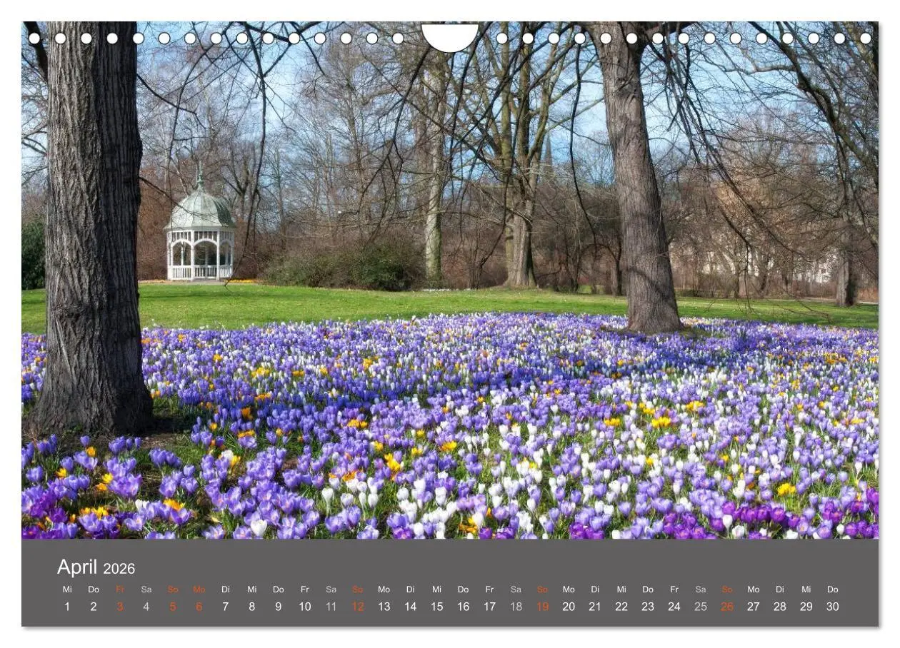 Bild: 9783516078961 | Leipzig - Parks und Landschaften (Wandkalender 2026 DIN A4 quer),...
