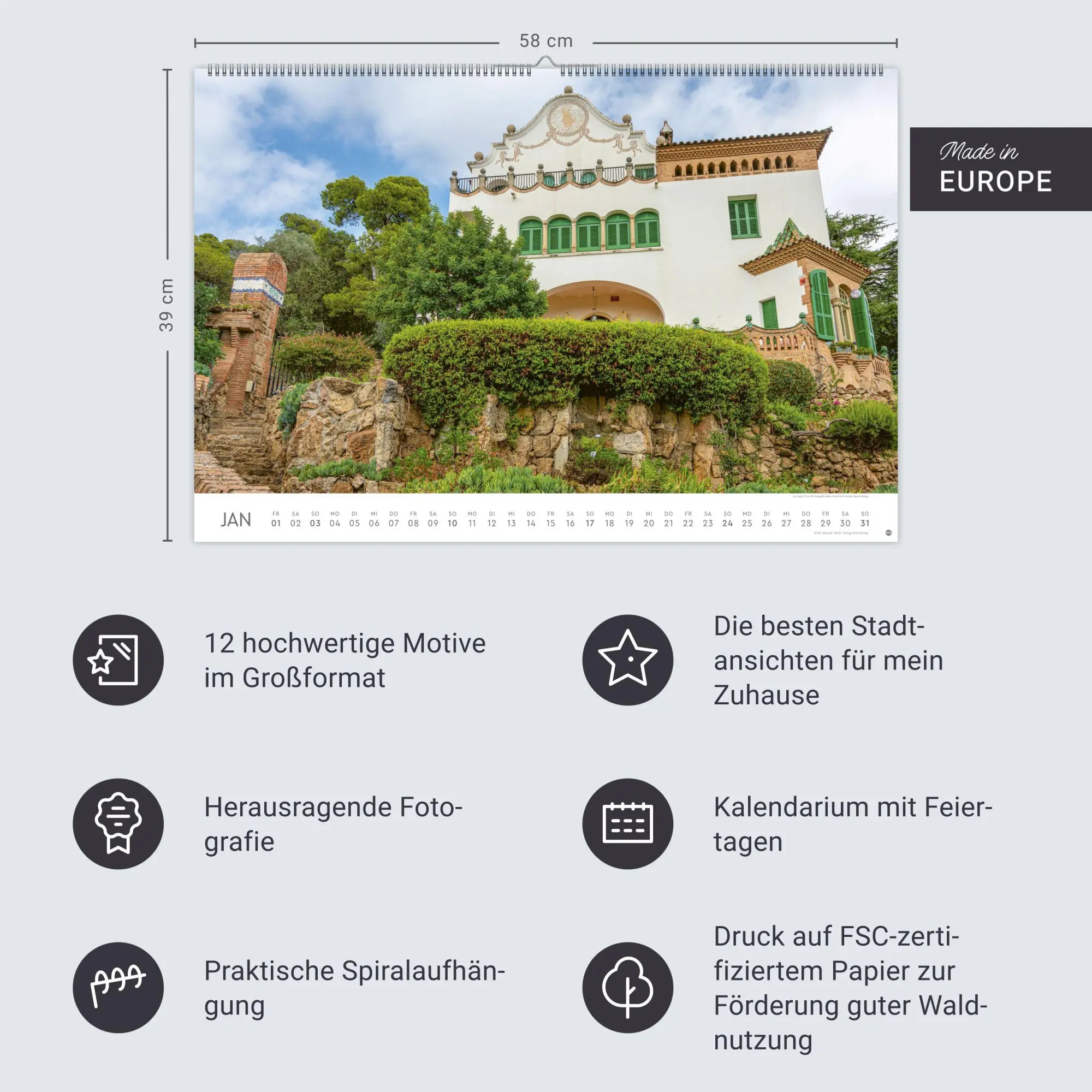 Bild: 9783756418961 | Barcelona Edition Kalender 2027 | Kalender | 15 S. | Deutsch | 2027