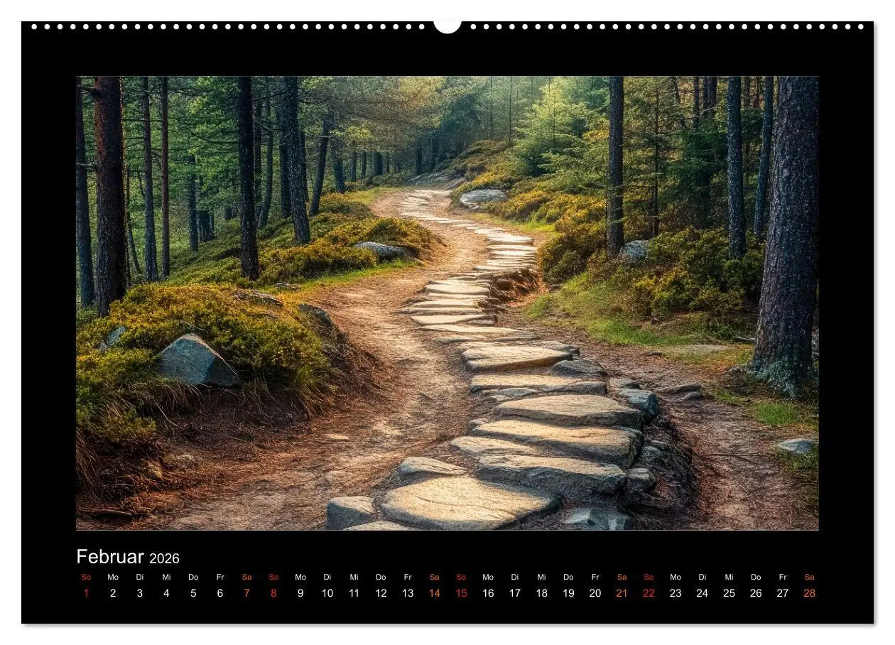 Bild: 9783457259061 | Geheimnisvolle Wege (hochwertiger Premium Wandkalender 2026 DIN A2...