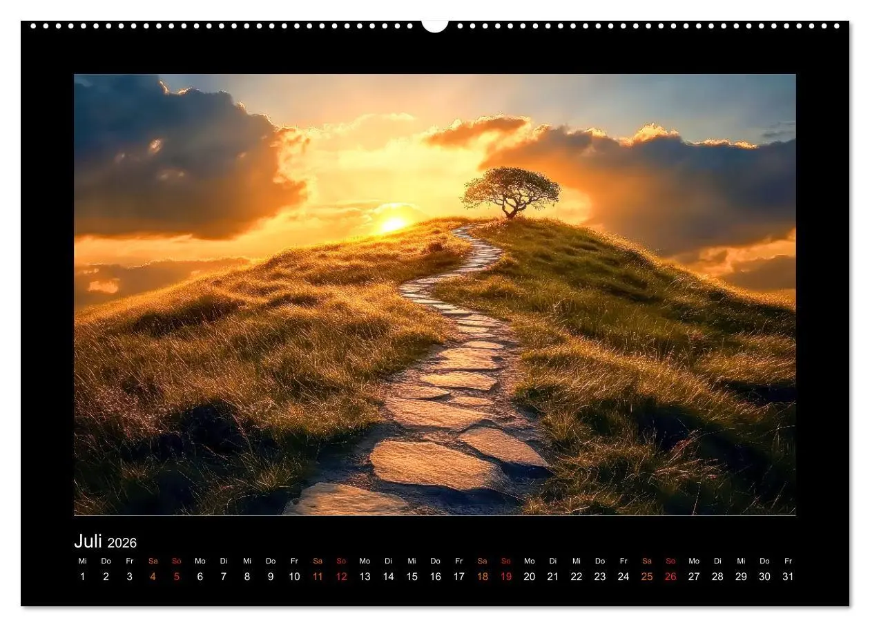 Bild: 9783457259061 | Geheimnisvolle Wege (hochwertiger Premium Wandkalender 2026 DIN A2...