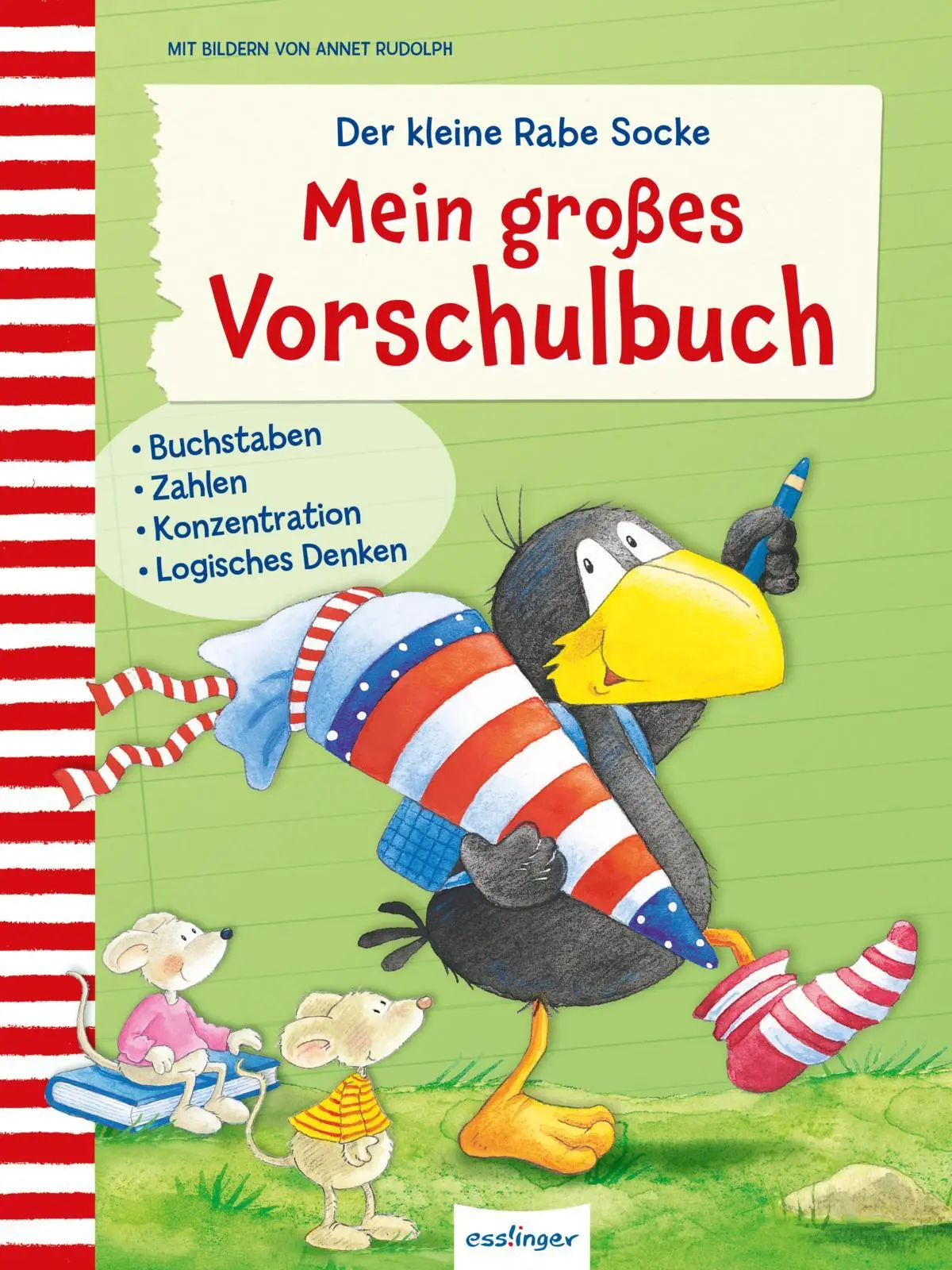 Cover: 9783480239061 | Der kleine Rabe Socke: Mein großes Vorschulbuch | Annet Rudolph | Buch