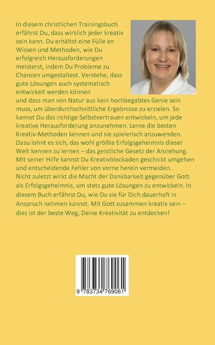 Rückseite: 9783734769061 | Kreativ mit Gott | Anne Djahi | Taschenbuch | 148 S. | Deutsch | 2015