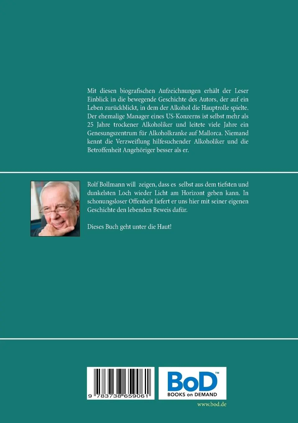Rückseite: 9783738659061 | Von der Gosse ins Schloss Bellevue | Rolf D. Bollmann | Taschenbuch