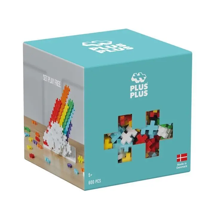 Bild: 5710409109161 | PLUS PLUS - 600 Kreativ Bausteine Regenbogen | Deutsch | 2025