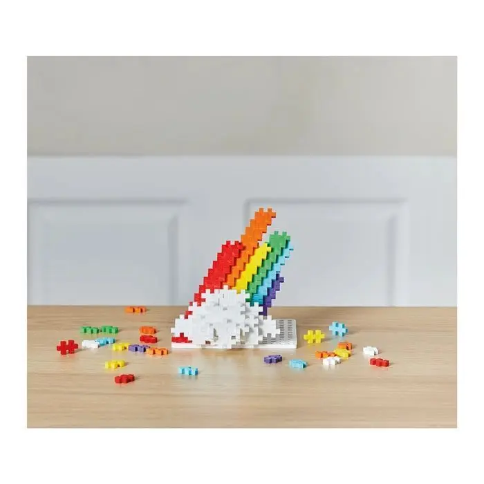 Bild: 5710409109161 | PLUS PLUS - 600 Kreativ Bausteine Regenbogen | Deutsch | 2025