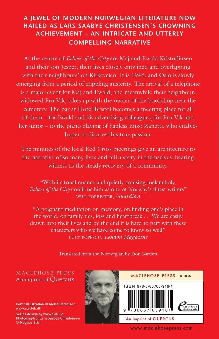 Rückseite: 9780857059161 | Echoes of the City | Lars Saabye Christensen | Taschenbuch | Englisch