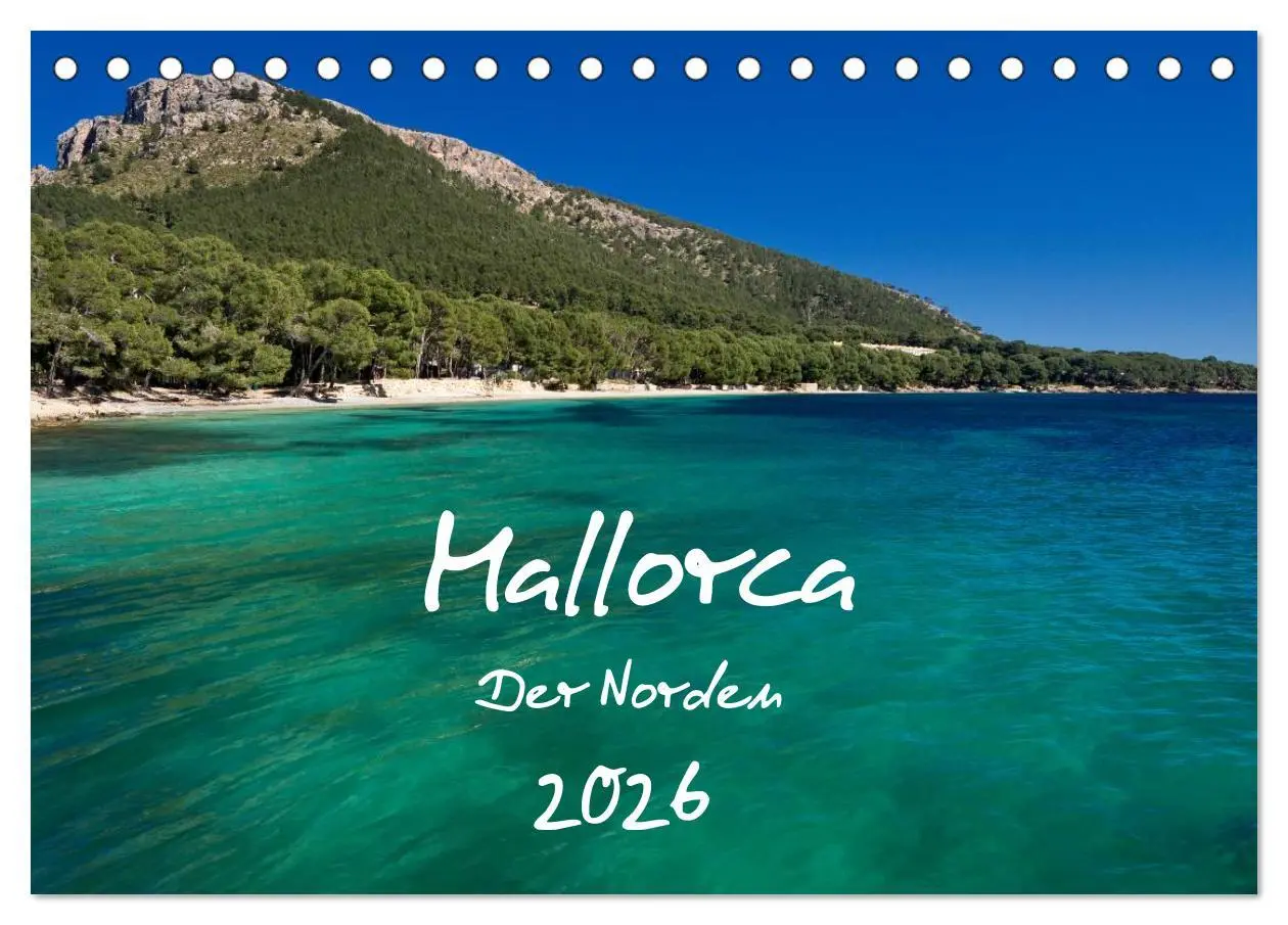 Cover: 9783516199161 | Mallorca - Der Norden (Tischkalender 2026 DIN A5 quer), CALVENDO...