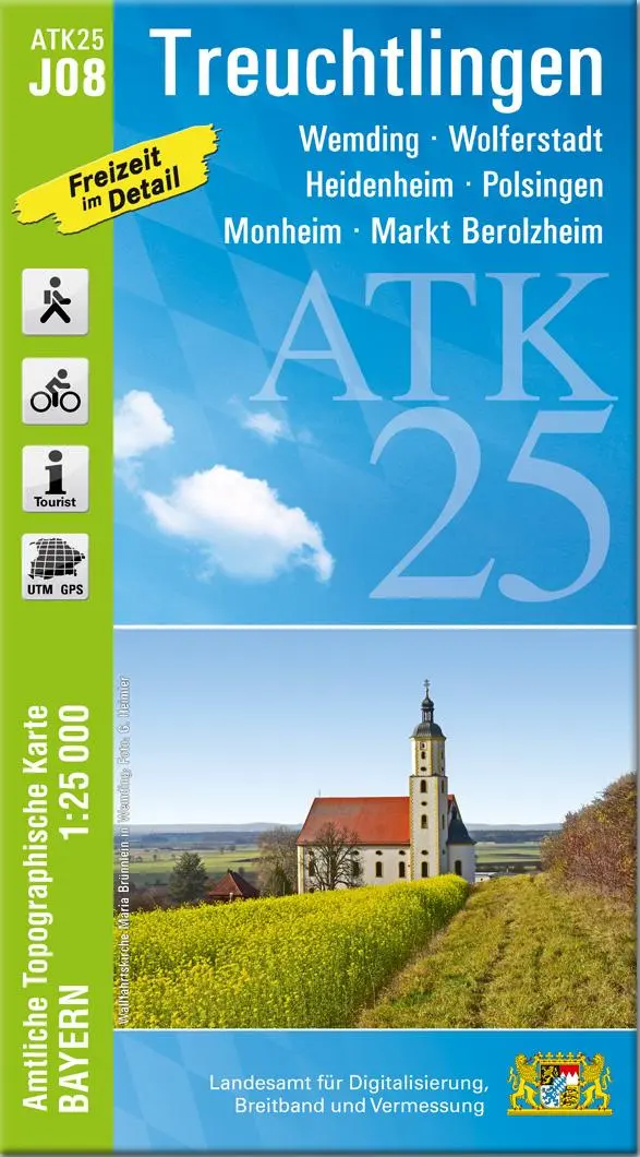 Cover: 9783899339161 | Treuchtlingen 1:25 000 | Digitalisierung | (Land-)Karte | Deutsch