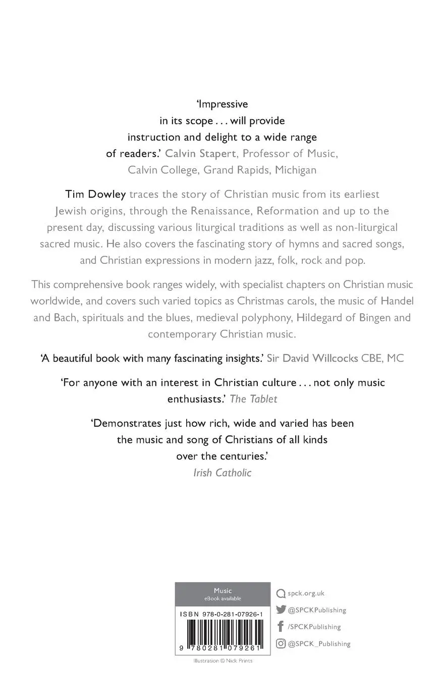 Rückseite: 9780281079261 | Christian Music | A global history (revised and expanded) | Tim Dowley
