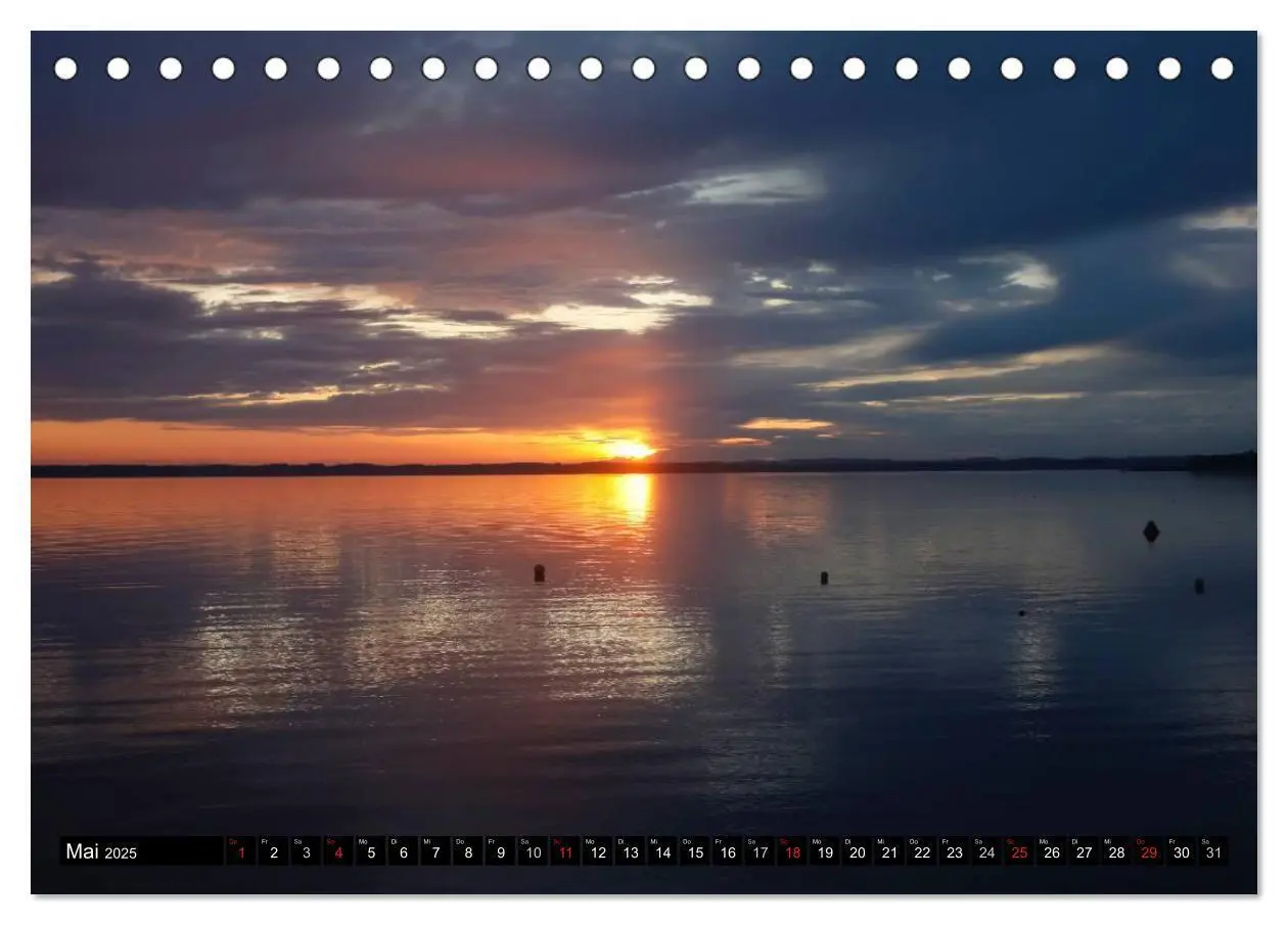 Bild: 9783435459261 | Am schönen Chiemsee (Tischkalender 2025 DIN A5 quer), CALVENDO...