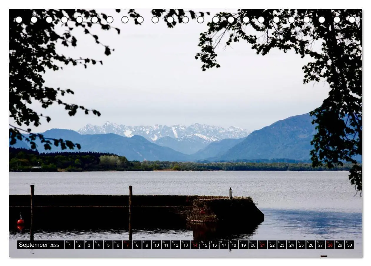 Bild: 9783435459261 | Am schönen Chiemsee (Tischkalender 2025 DIN A5 quer), CALVENDO...