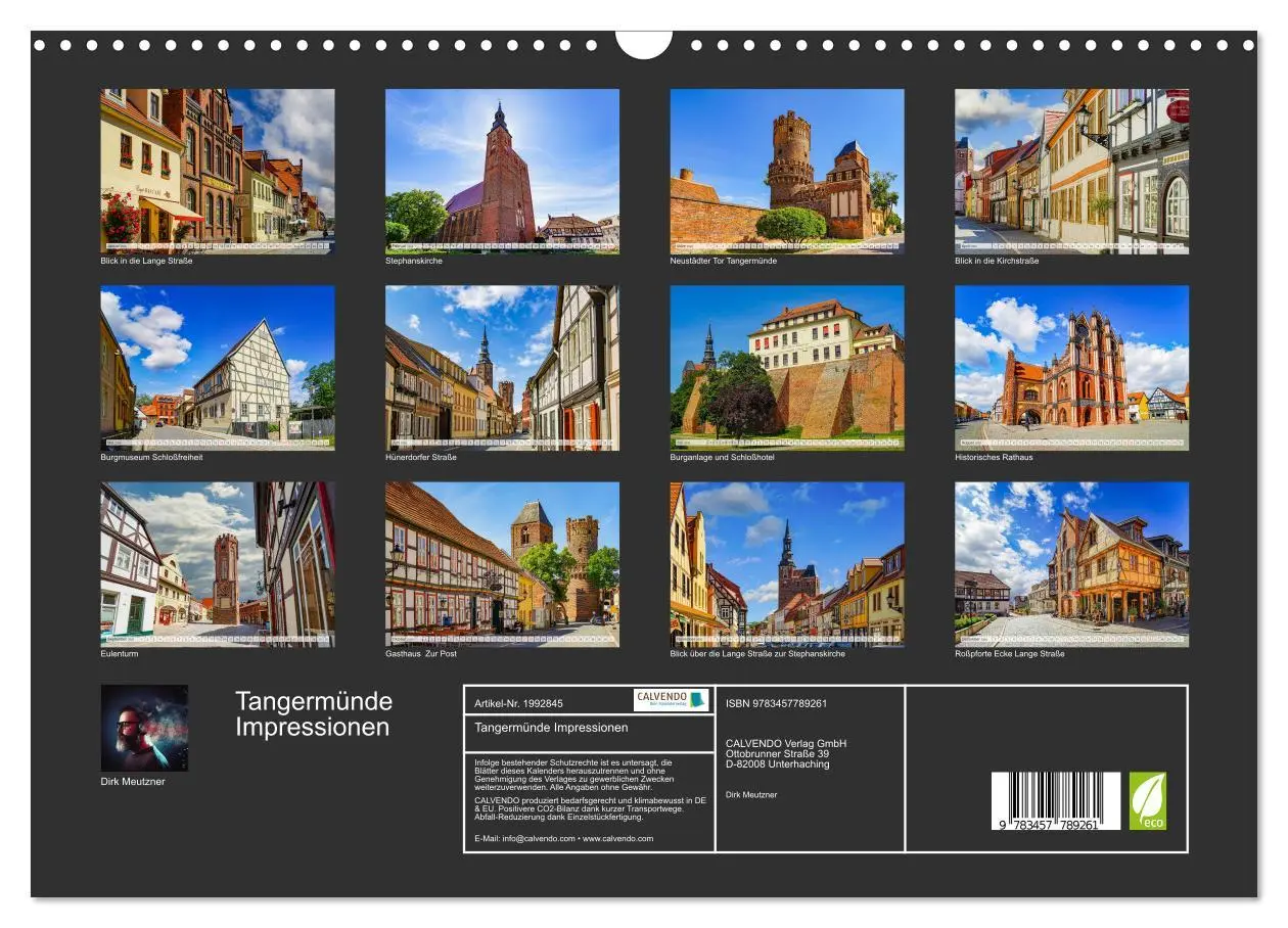 Bild: 9783457789261 | Tangermünde Impressionen (Wandkalender 2026 DIN A3 quer), CALVENDO...