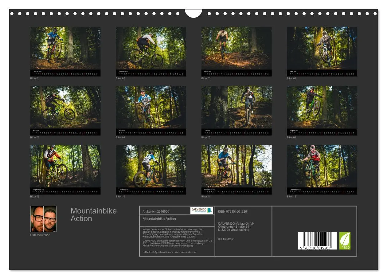 Bild: 9783516019261 | Mountainbike Action (Wandkalender 2026 DIN A3 quer), CALVENDO...