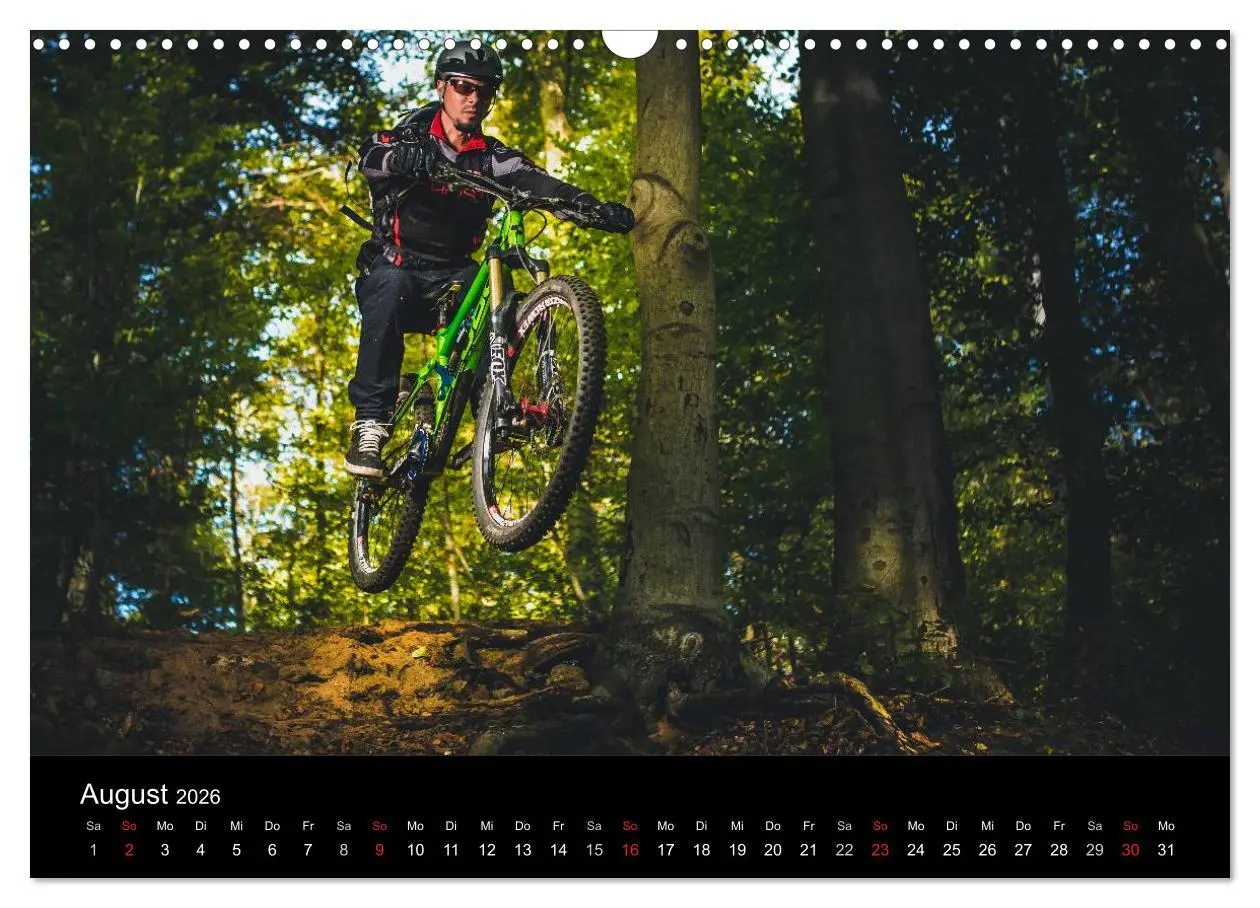 Bild: 9783516019261 | Mountainbike Action (Wandkalender 2026 DIN A3 quer), CALVENDO...