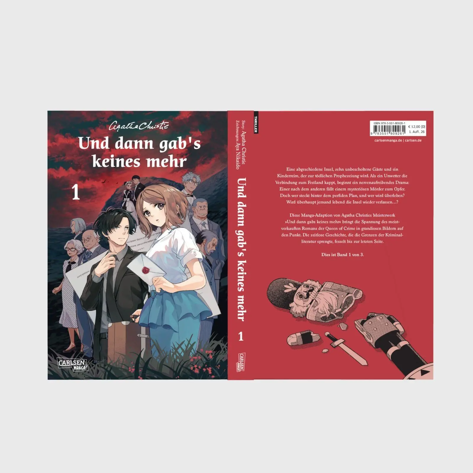 Bild: 9783551809261 | Agatha Christie: Und dann gab's keines mehr 1 (Manga) | Taschenbuch