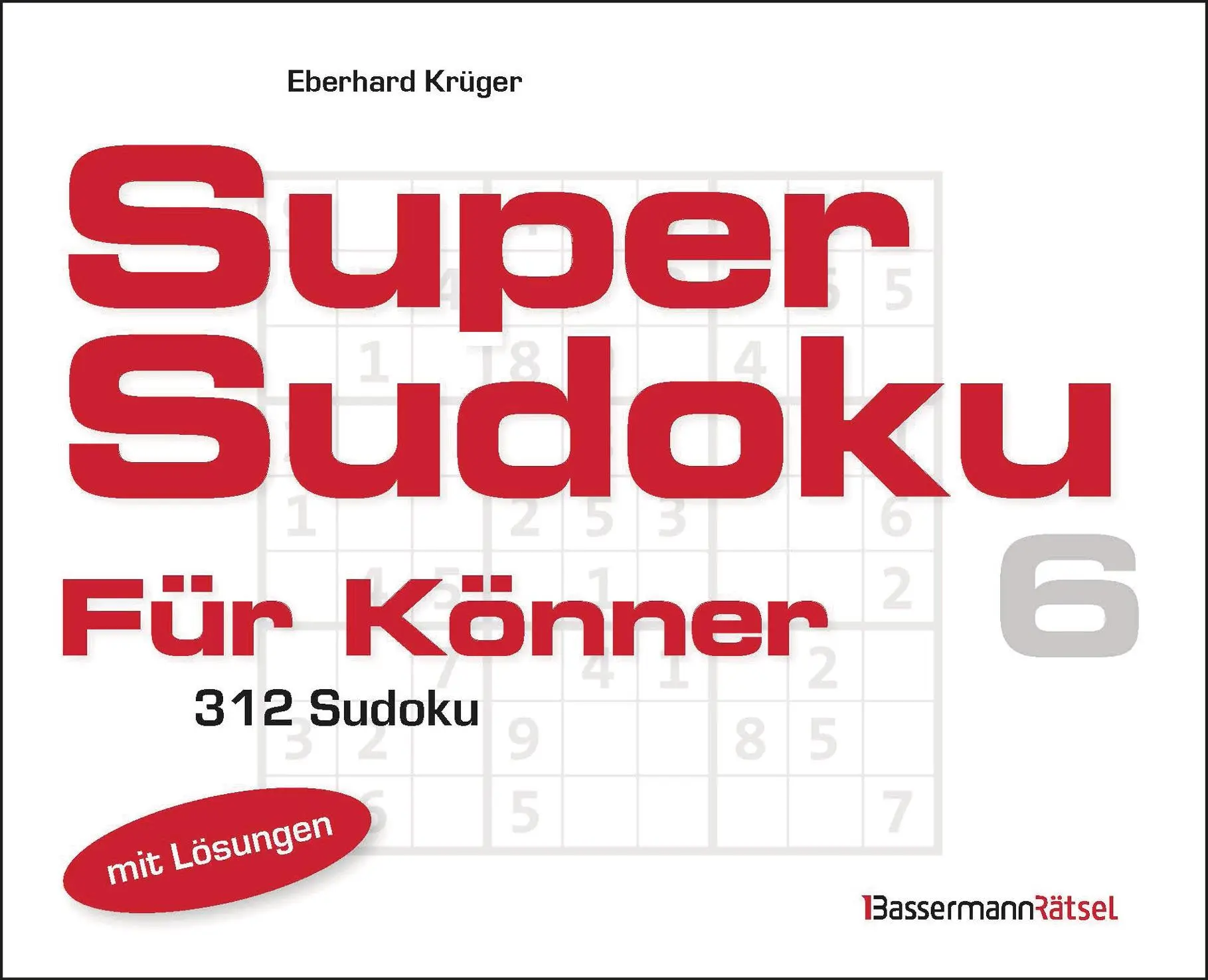 Krüger, Eberhard: Supersudoku für Könner 6 (5 Exemplare à 3,99 EUR)