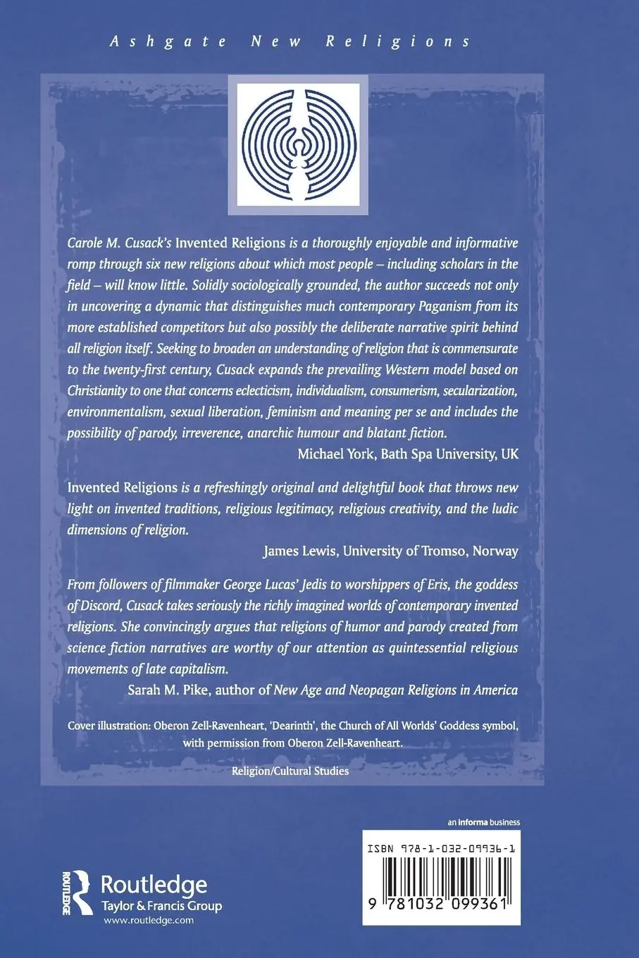 Rückseite: 9781032099361 | Invented Religions | Imagination, Fiction and Faith | Carole M. Cusack