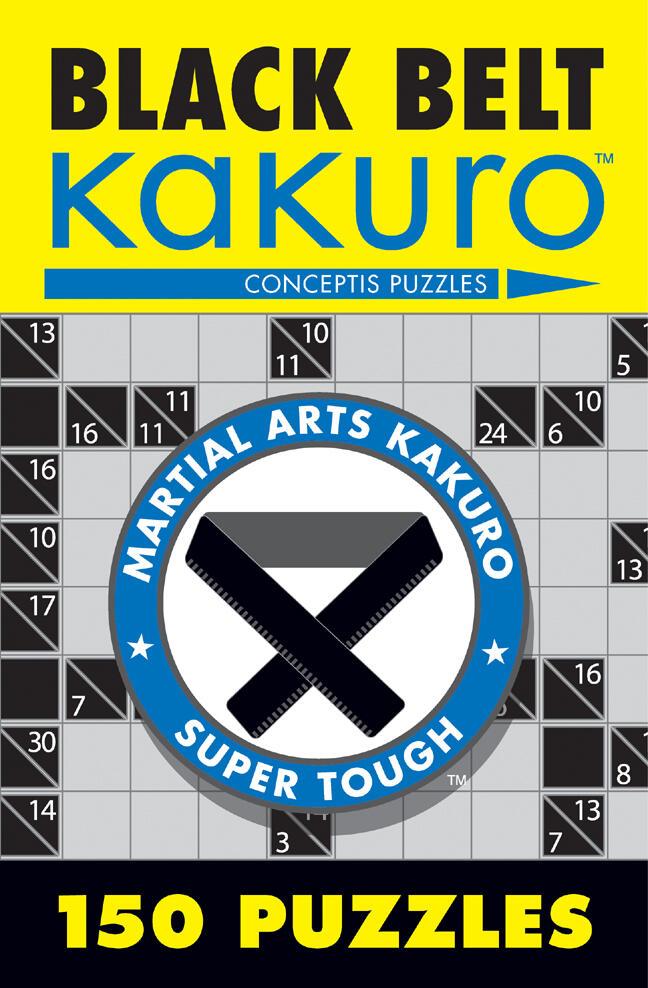 Cover: 9781402739361 | Black Belt Kakuro | 150 Puzzles | Conceptis Puzzles | Taschenbuch