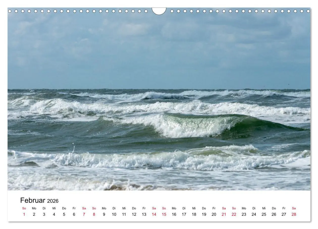 Bild: 9783457399361 | Naturschauspiel Wellen (Wandkalender 2026 DIN A3 quer), CALVENDO...
