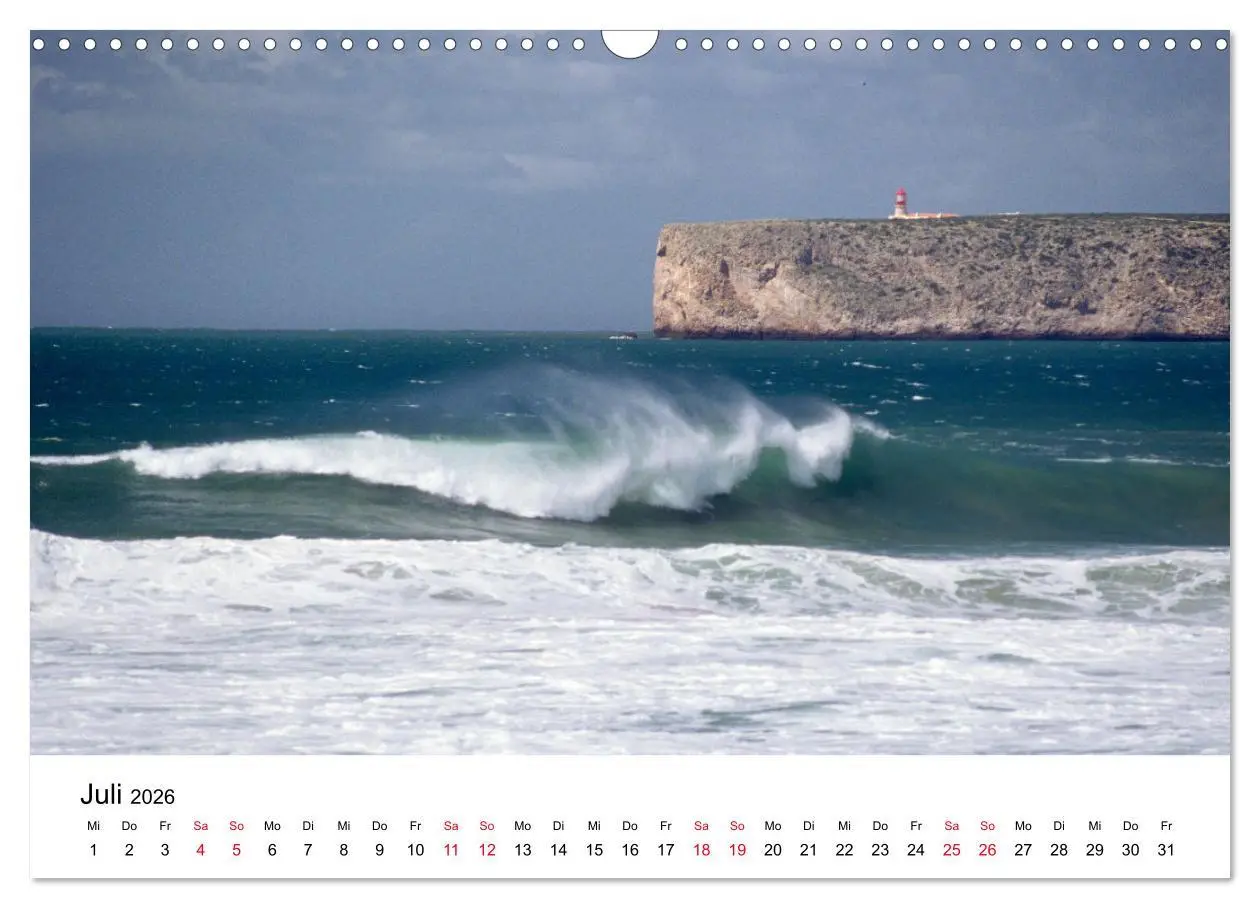 Bild: 9783457399361 | Naturschauspiel Wellen (Wandkalender 2026 DIN A3 quer), CALVENDO...