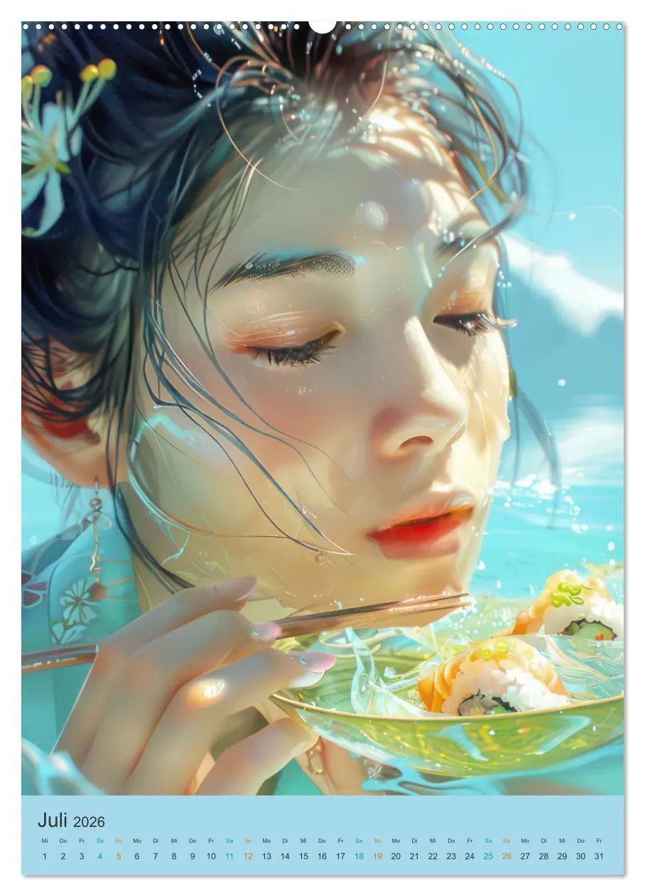 Bild: 9783516249361 | Animé asiatisch inspiriert (Wandkalender 2026 DIN A2 hoch),...