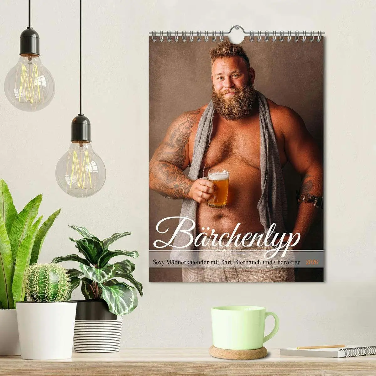 Bild: 9783516629361 | Bärchentyp - Sexy Männerkalender mit Bart, Bierbauch und Charakter...