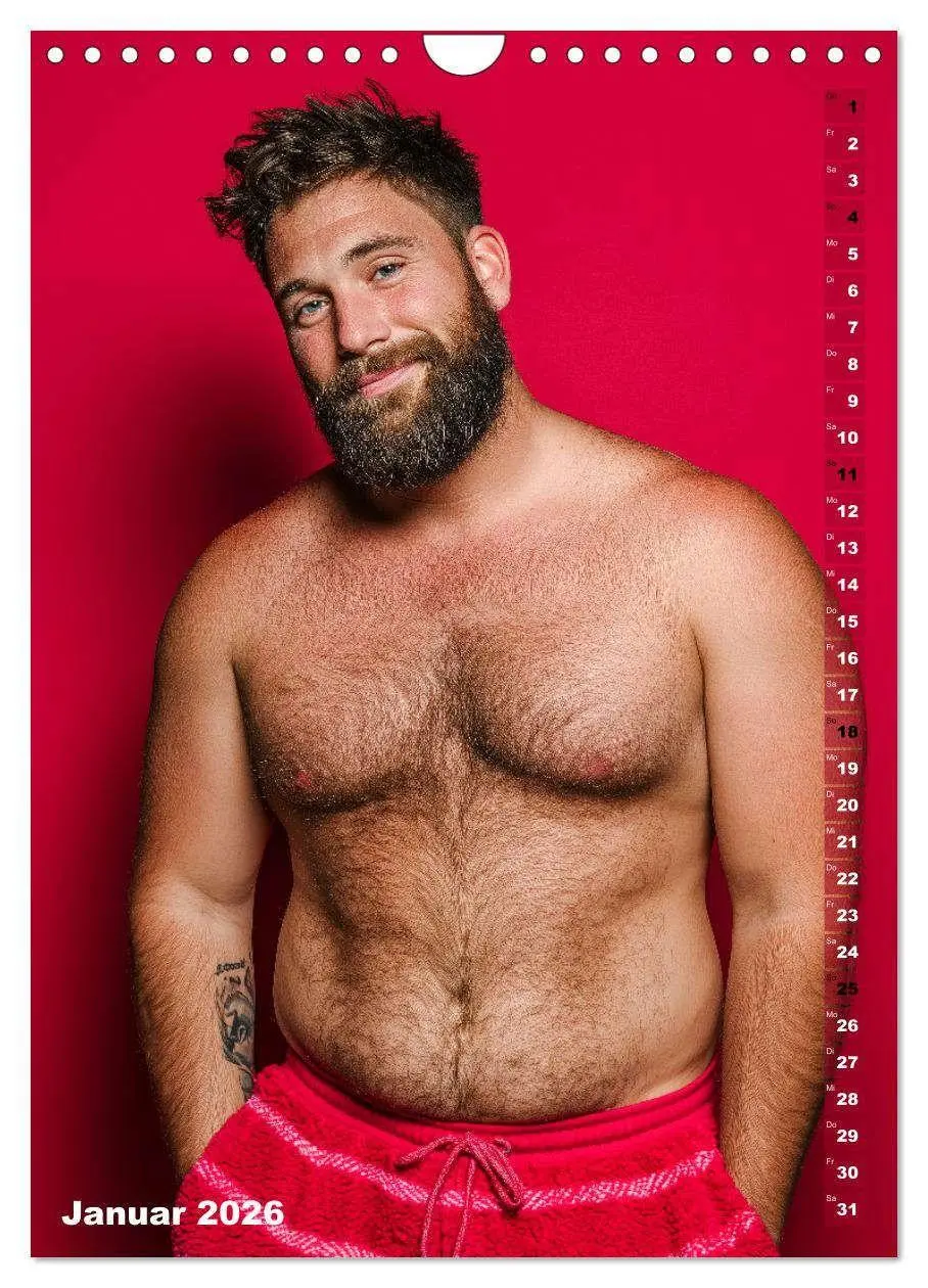 Bild: 9783516629361 | Bärchentyp - Sexy Männerkalender mit Bart, Bierbauch und Charakter...