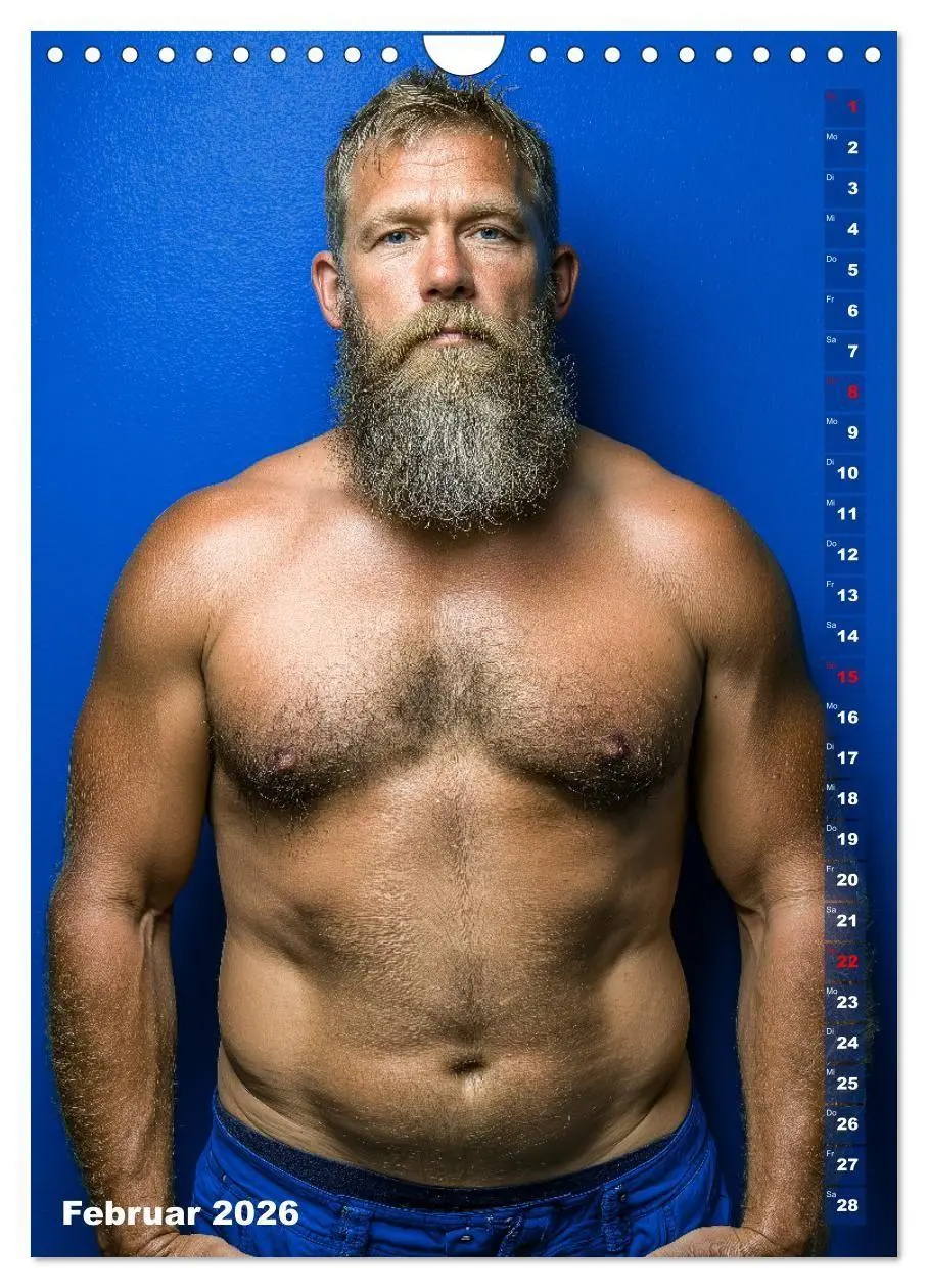 Bild: 9783516629361 | Bärchentyp - Sexy Männerkalender mit Bart, Bierbauch und Charakter...