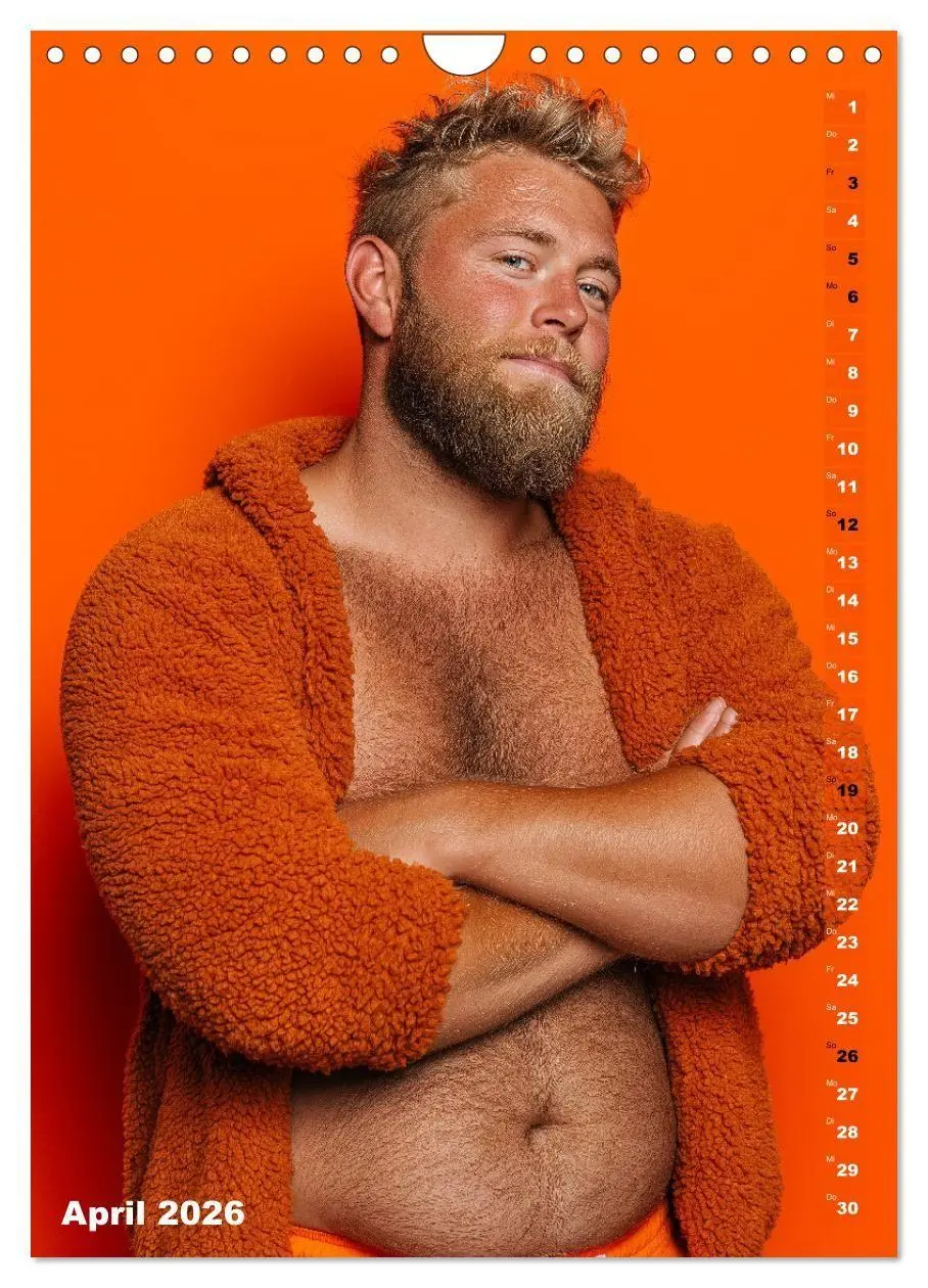 Bild: 9783516629361 | Bärchentyp - Sexy Männerkalender mit Bart, Bierbauch und Charakter...