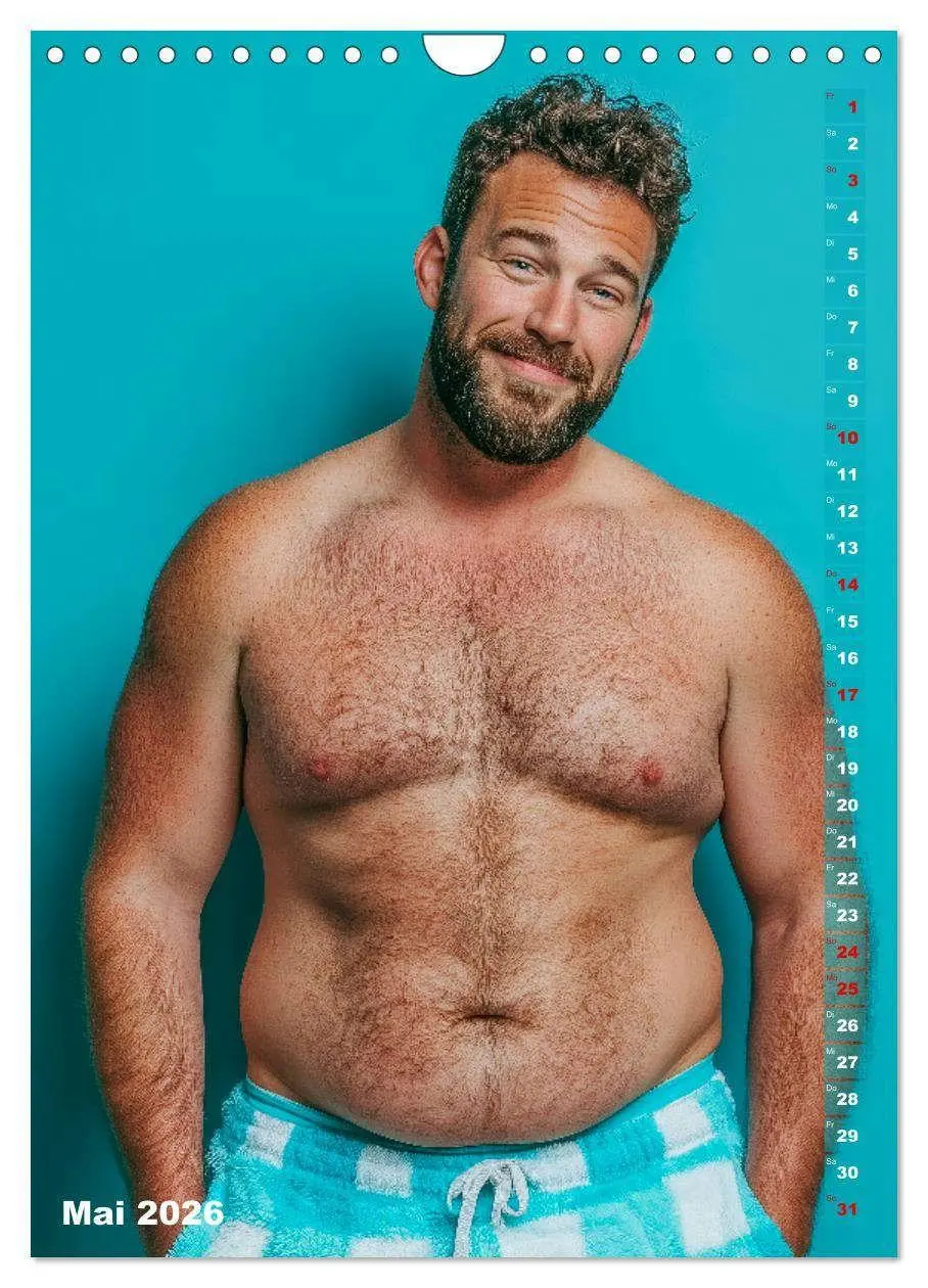 Bild: 9783516629361 | Bärchentyp - Sexy Männerkalender mit Bart, Bierbauch und Charakter...