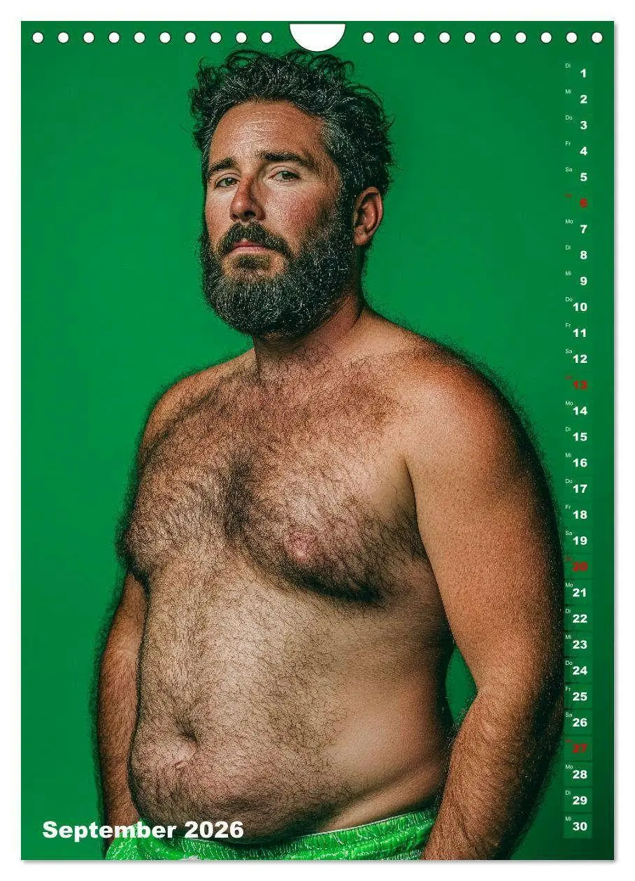 Bild: 9783516629361 | Bärchentyp - Sexy Männerkalender mit Bart, Bierbauch und Charakter...