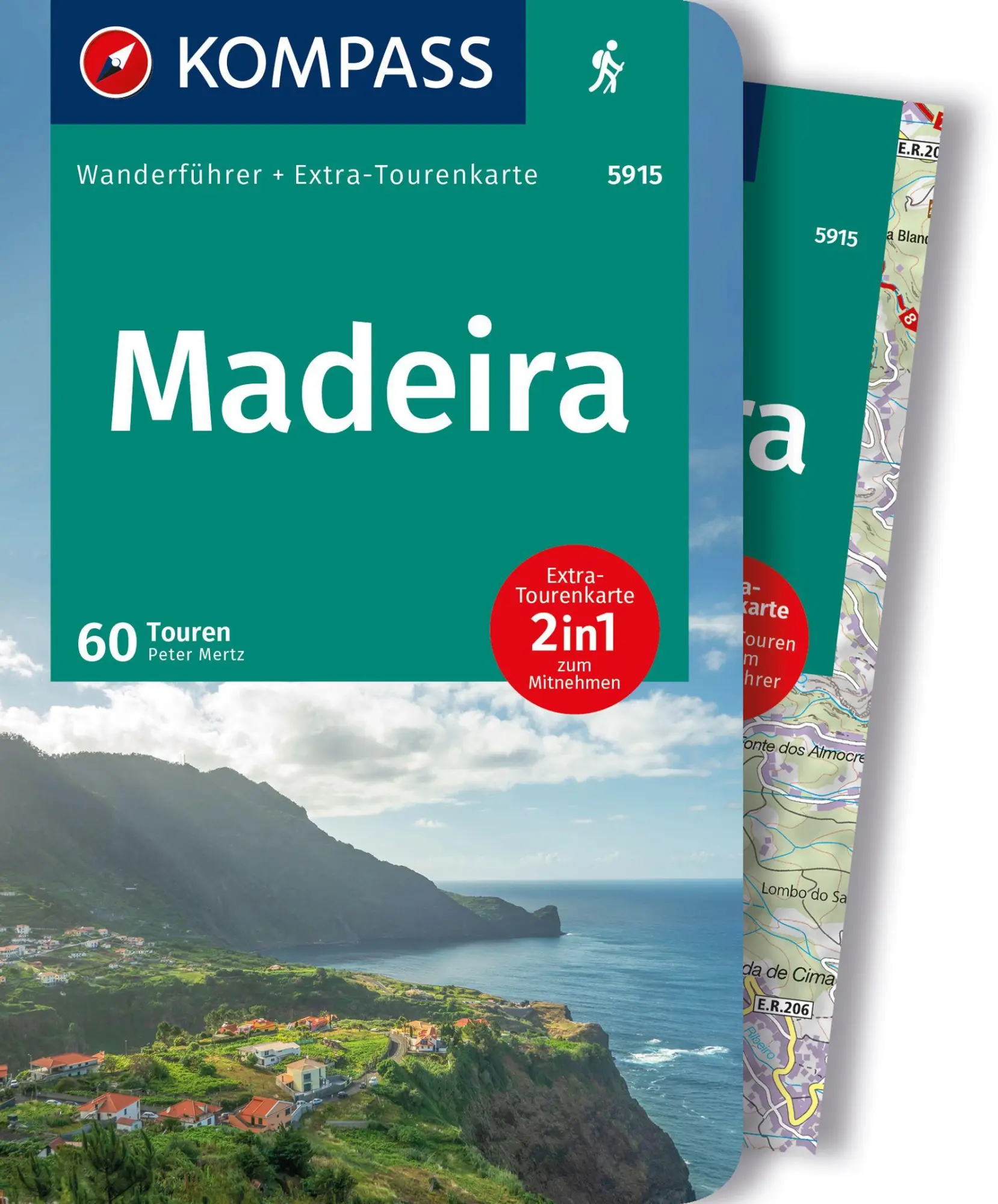 Cover: 9783991219361 | KOMPASS Wanderführer Madeira, 60 Touren mit Extra-Tourenkarte | Mertz