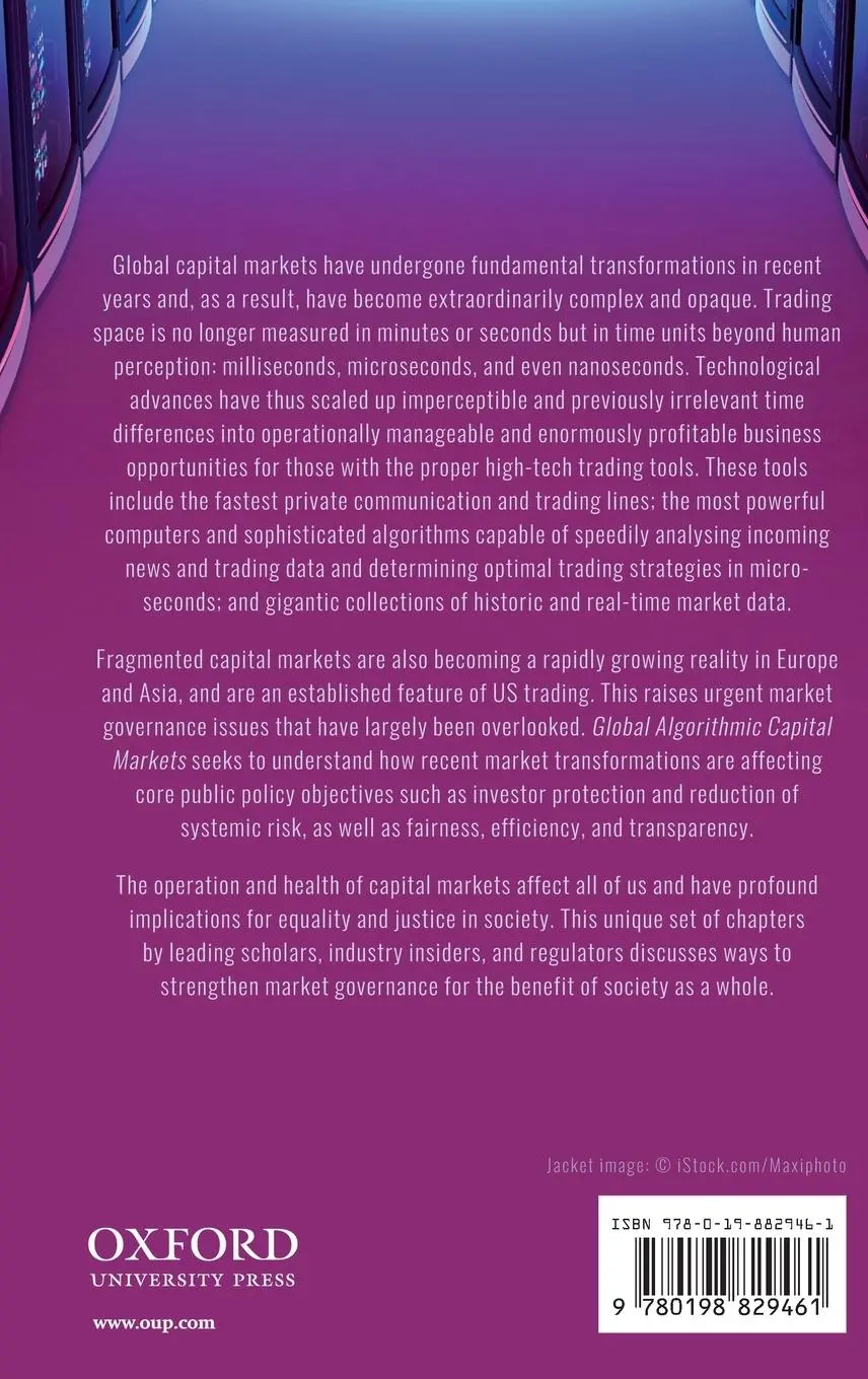Rückseite: 9780198829461 | Global Algorithmic Capital Markets | Walter Mattli | Buch | Gebunden