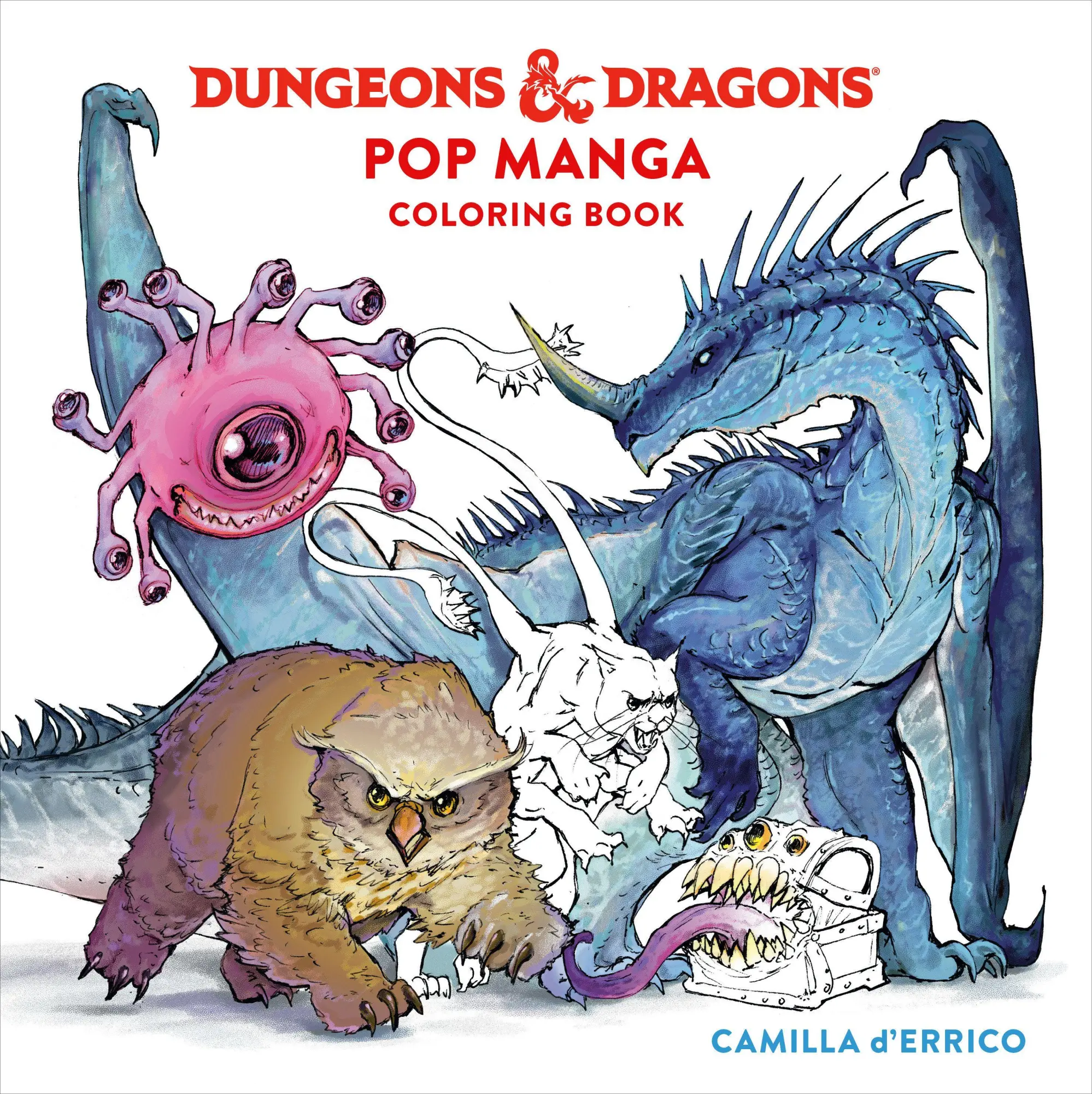 Cover: 9780593839461 | Dungeons &amp; Dragons Pop Manga Coloring Book | Camilla D'Errico (u. a.)