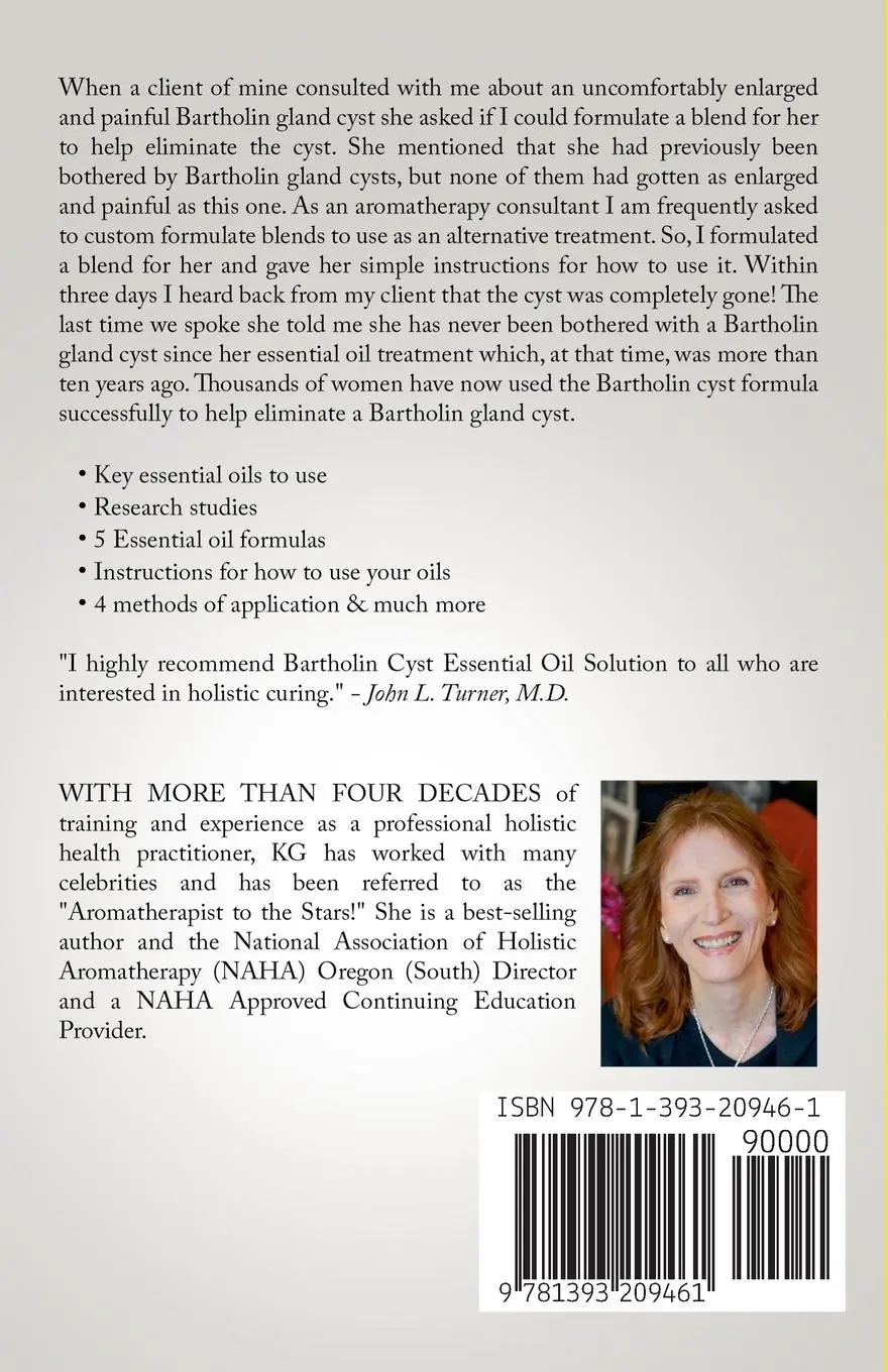 Rückseite: 9781393209461 | Bartholin Cyst Essential Oil Solution | Kg Stiles | Taschenbuch | 2020