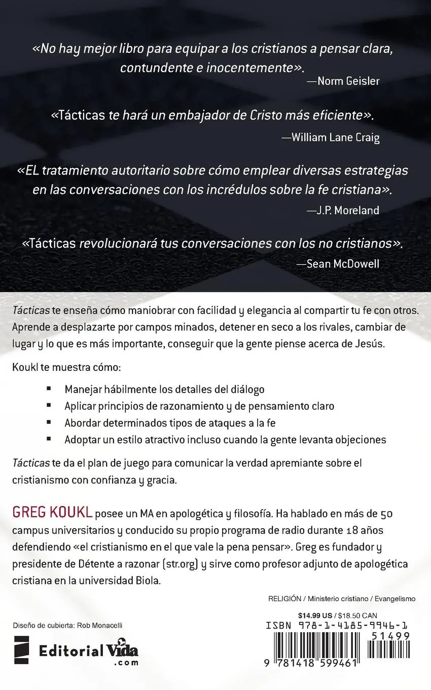 Rückseite: 9781418599461 | Tácticas | Un plan de acción para debatir tus convicciones cristianas