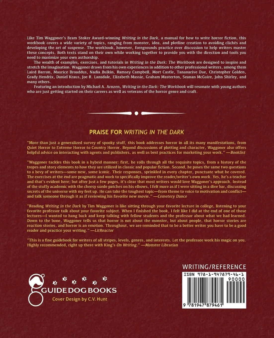 Rückseite: 9781947879461 | Writing in the Dark | The Workbook | Tim Waggoner | Taschenbuch | 2022