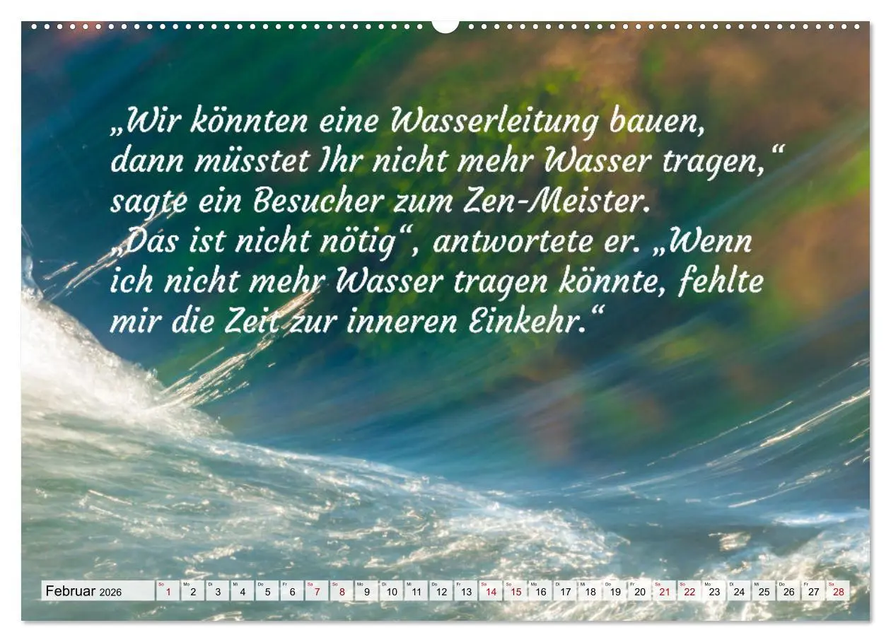 Bild: 9783457529461 | Und der Zen-Meister sprach (Wandkalender 2026 DIN A2 quer),...