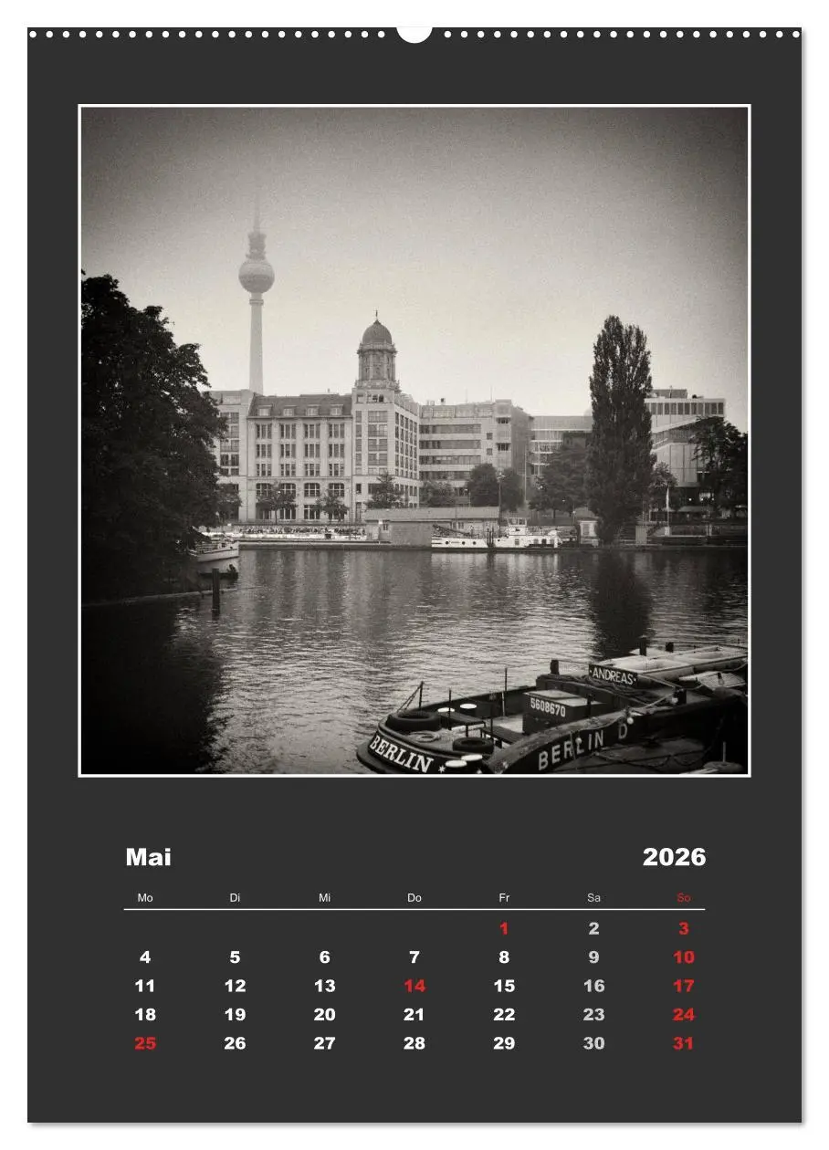 Bild: 9783516479461 | Berlin - Portrait einer Stadt (Wandkalender 2026 DIN A2 hoch),...