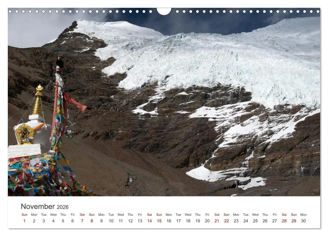Bild: 9783516549461 | Tibet Monastery and landscapes (Wall Calendar 2026 DIN A3...