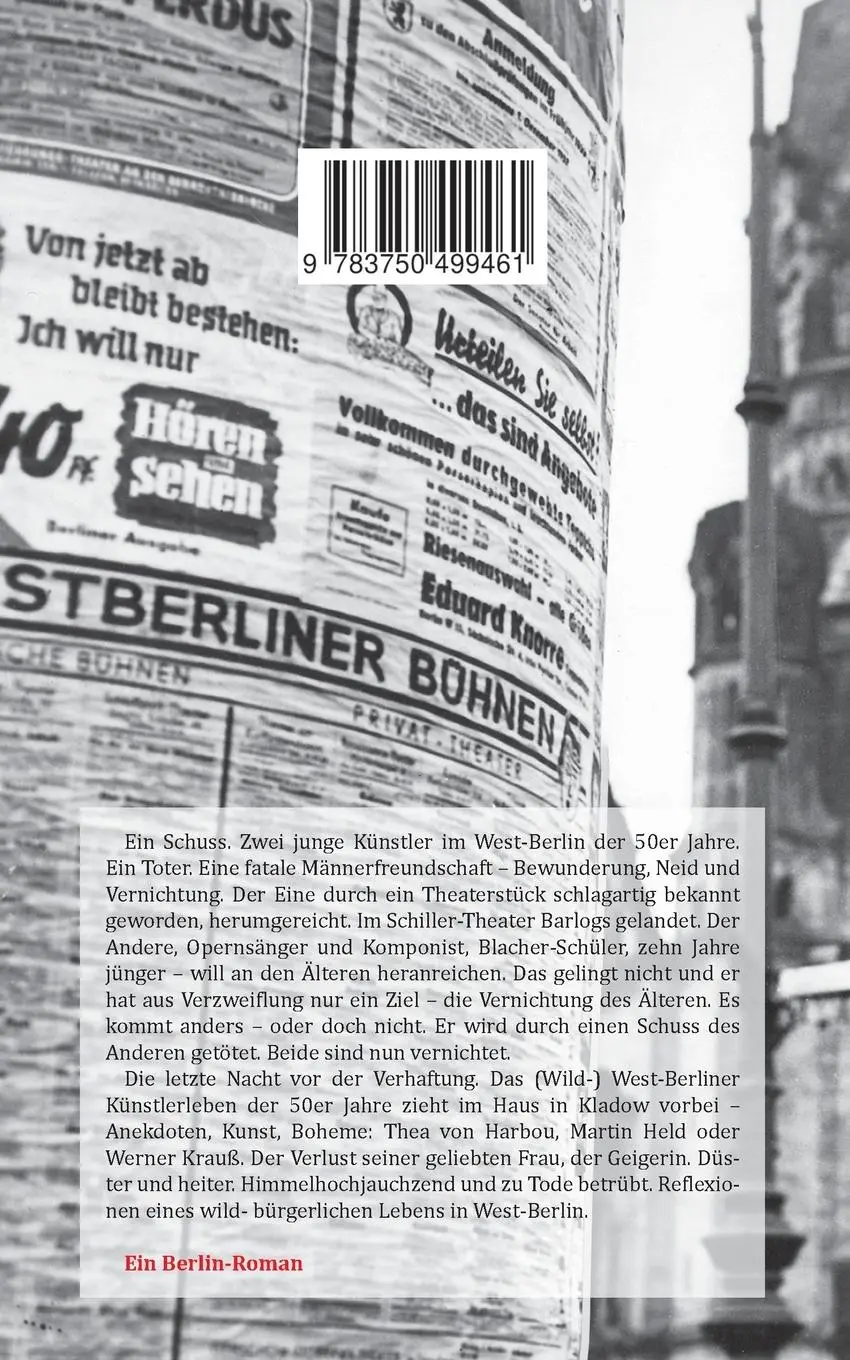 Rückseite: 9783750499461 | Die Hand am Drücker | Ein Berlin-Roman | Joachim Tettenborn | Buch