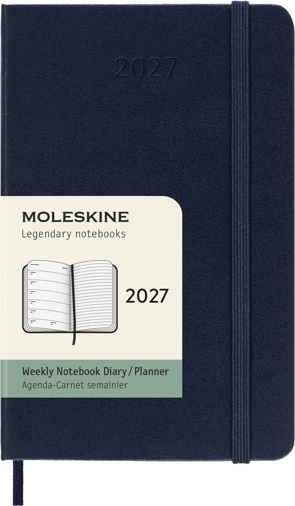 Cover: 8056999279561 | Moleskine 12 Monate Wochen Notizkalender 2027, Pocket/A6, 1 Wo = 1...