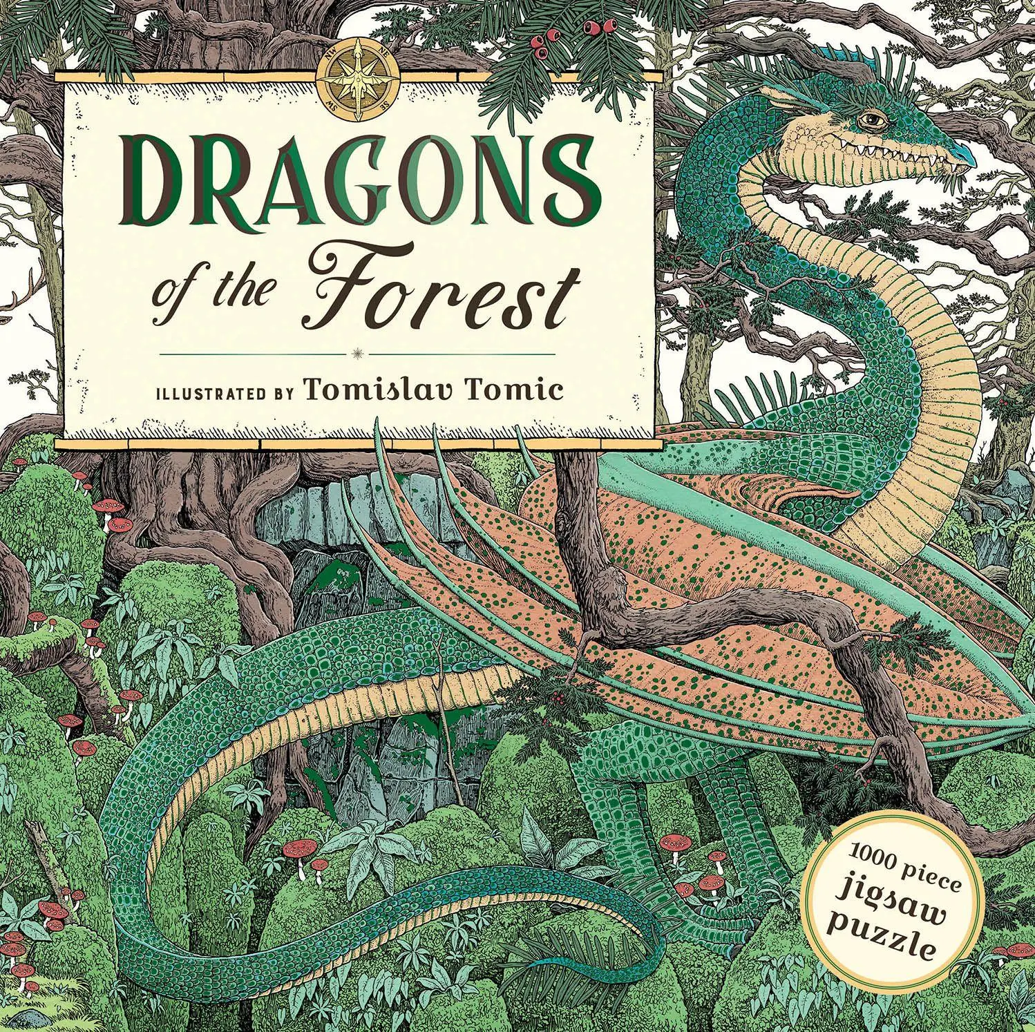 Cover: 9781915569561 | Dragons of the Forest. 1000 Piece Jigsaw Puzzle | Spiel | Englisch
