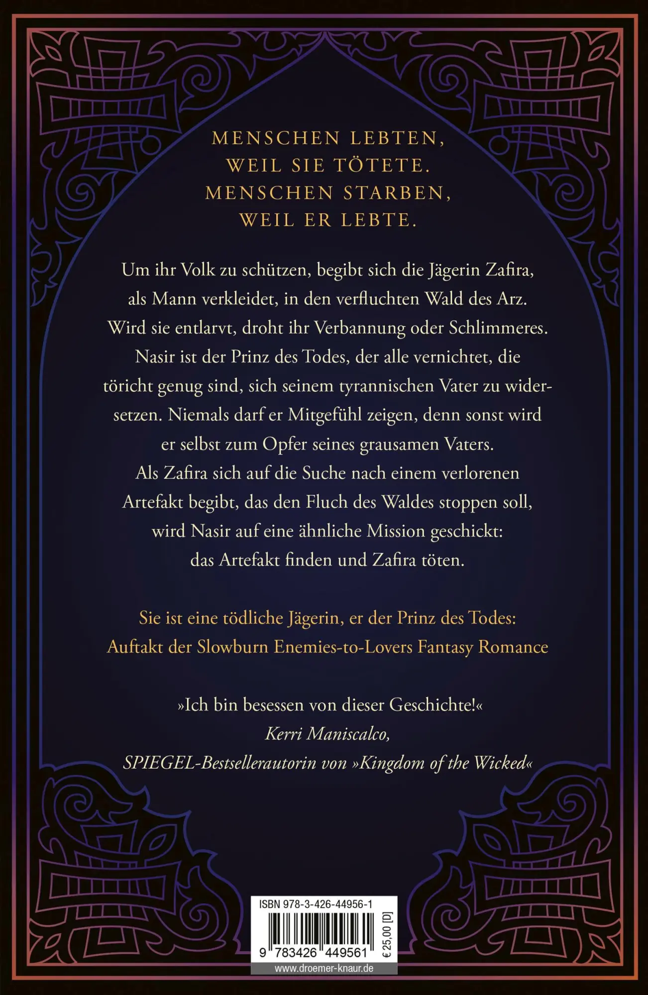 Rückseite: 9783426449561 | We hunt the Flame | Hafsah Faizal | Buch | Die Reiche von Arawiya