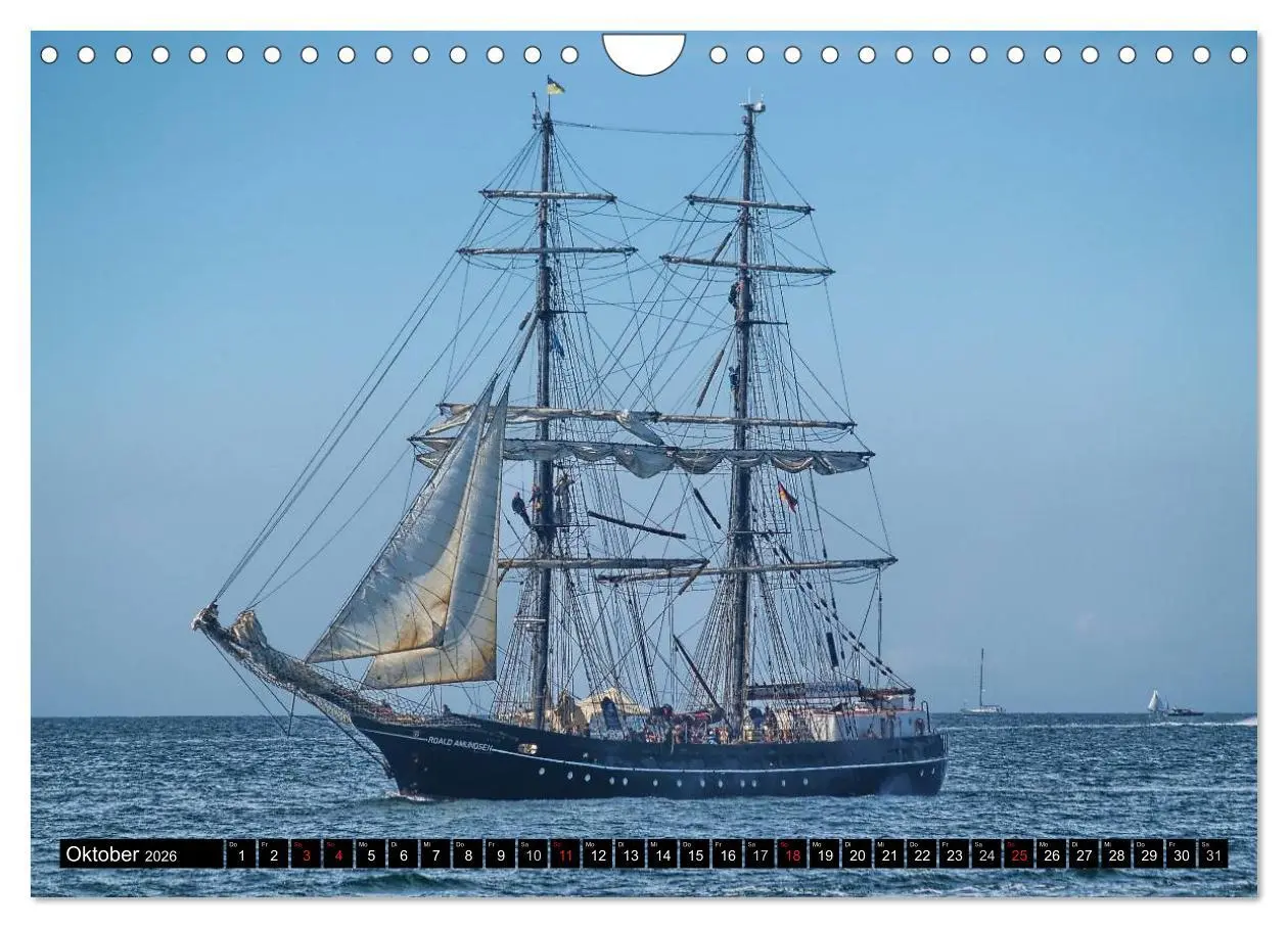 Bild: 9783516159561 | Segelschiffe vor Warnemünde (Wandkalender 2026 DIN A4 quer),...