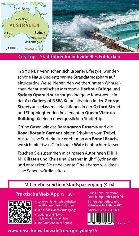 Rückseite: 9783831739561 | Reise Know-How CityTrip Sydney | Elfi H. M. Gilissen (u. a.) | Buch